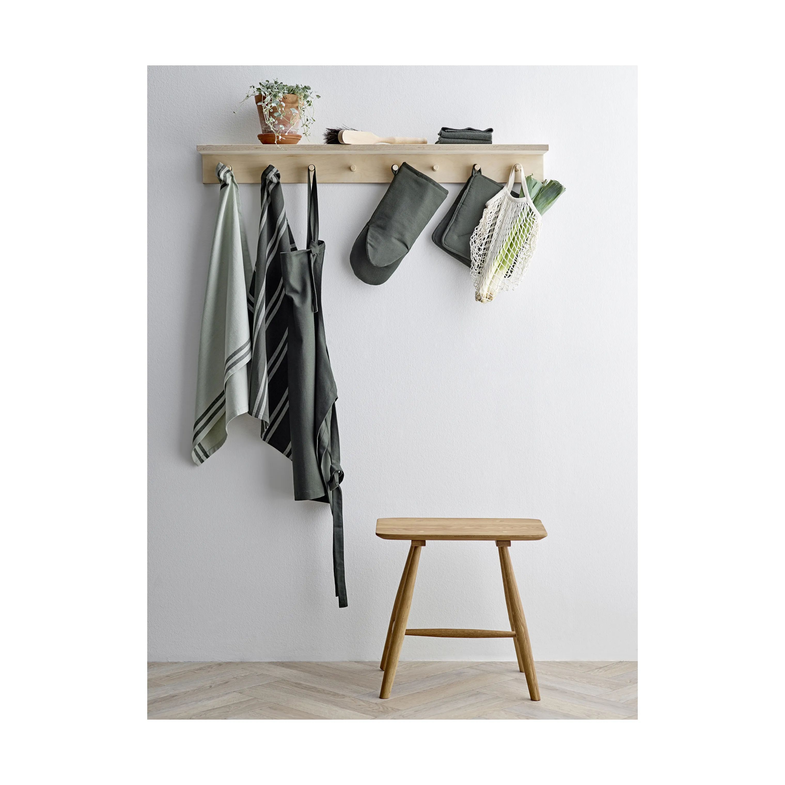 Södahl Forklæder Soft Forklæde i Green, 2