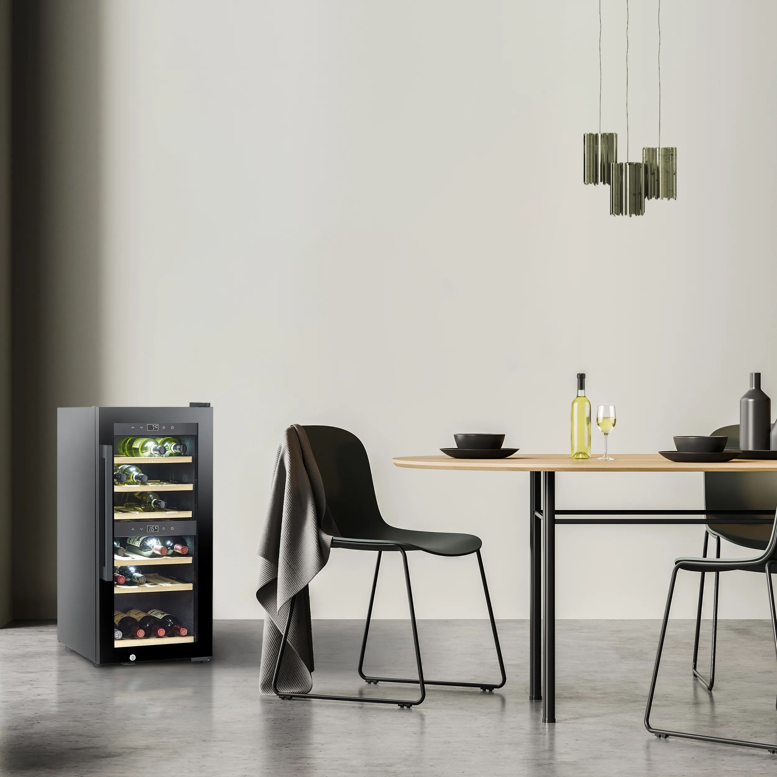 Caso Vinkøleskabe WineExclusive Vinkøleskab i Sort, 5