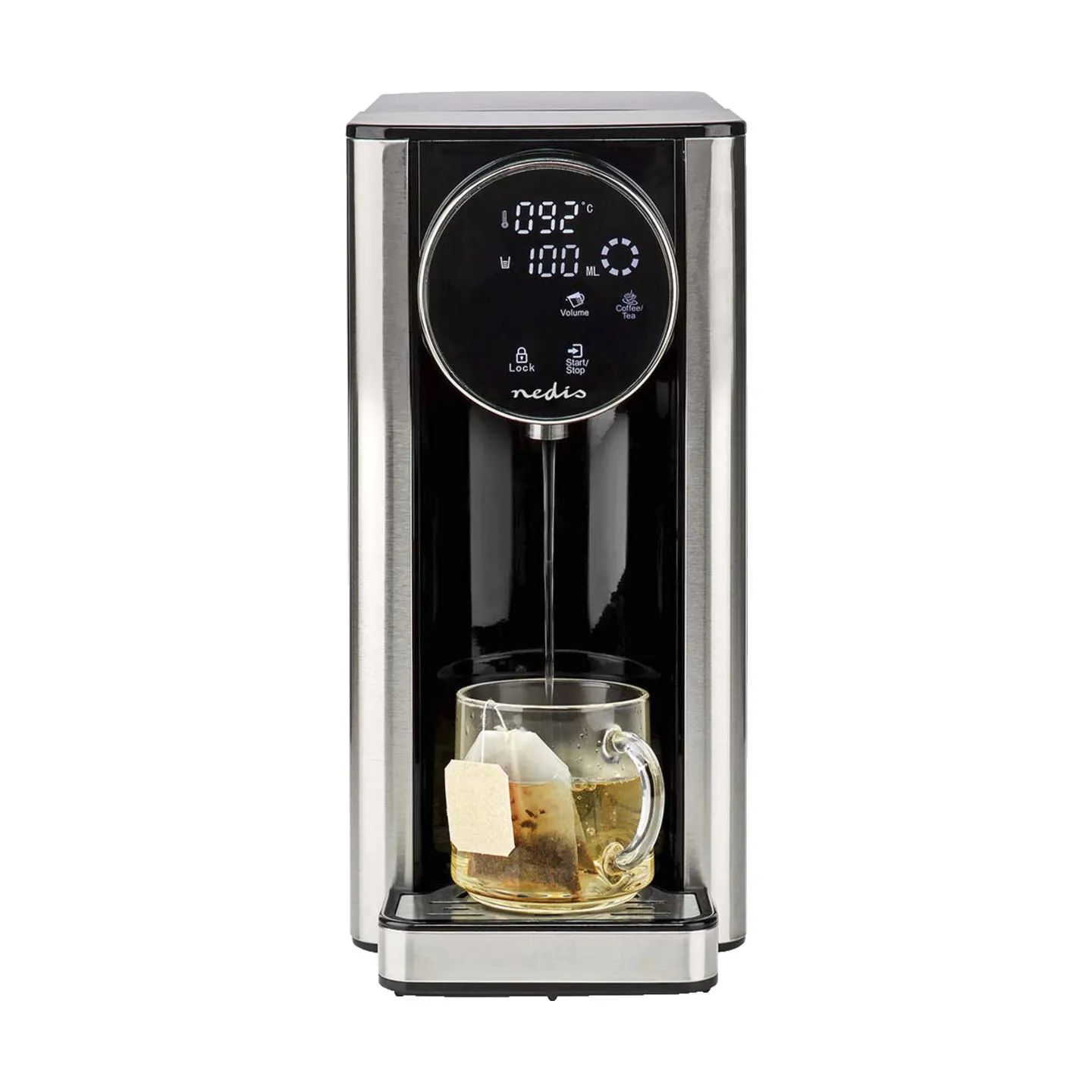 Nedis Elkedler Varmtvandsdispenser i sølv, 4