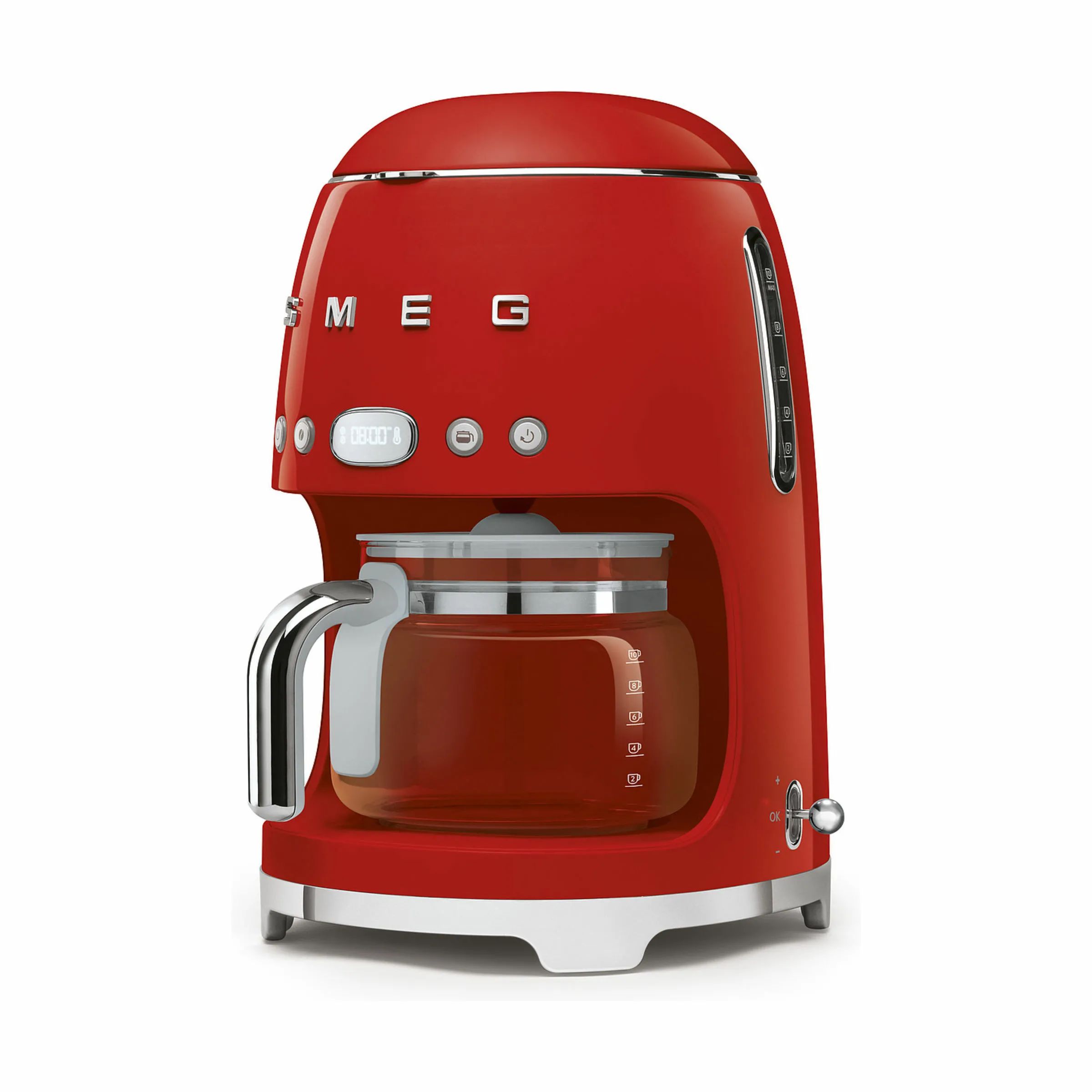 Smeg Kaffemaskiner 50's Style Kaffemaskine DCF02RDEU i Rød2, 2