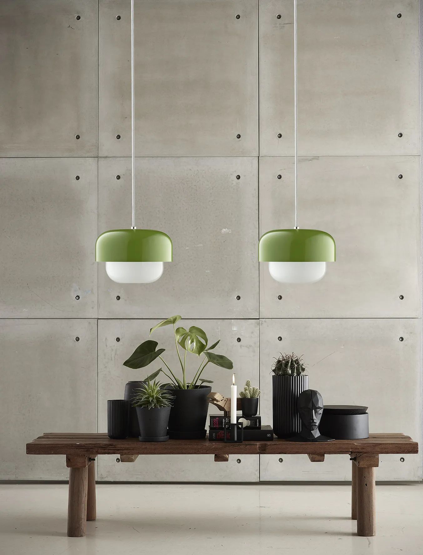Dyberg Larsen Pendler HAIPOT Pendel i Matcha lys grøn, 23 cm, 2
