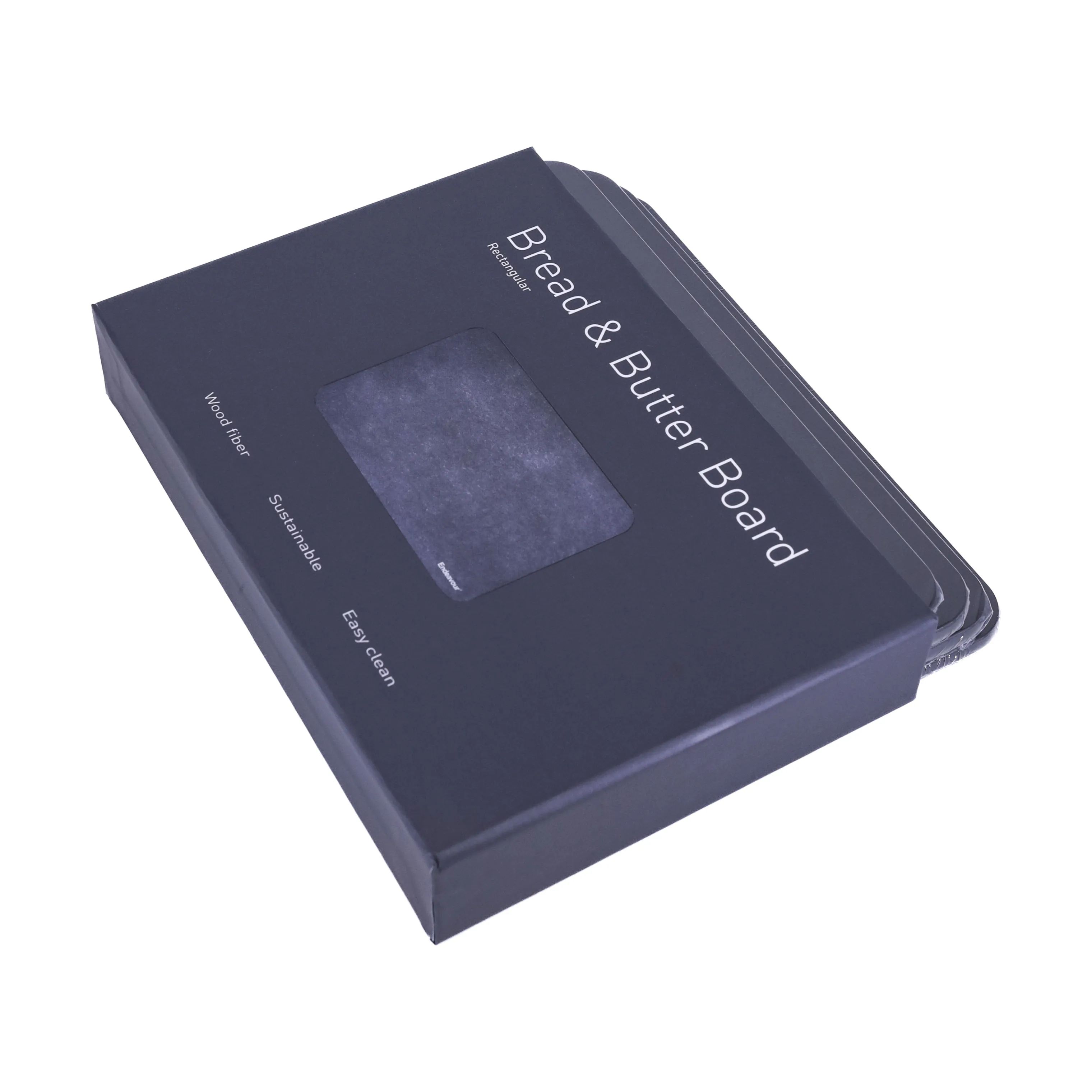 Endeavour Skærebrætter Bread & Butter Skærebræt i Sort, B17 x L12 cm, 6