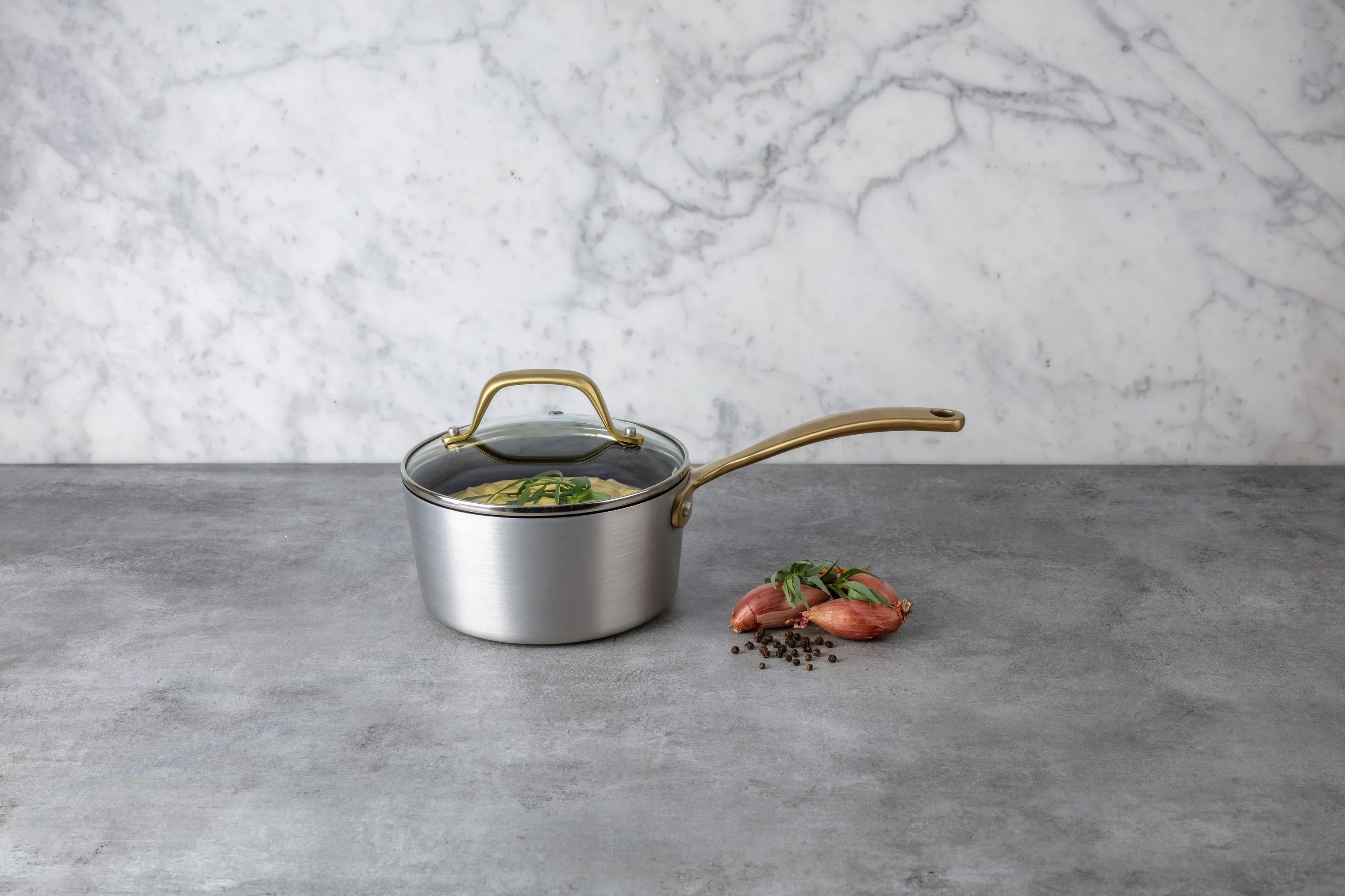Cook & Baker Kasseroller Premium Kasserolle i Sølvfarvet/guldfarvet, 2