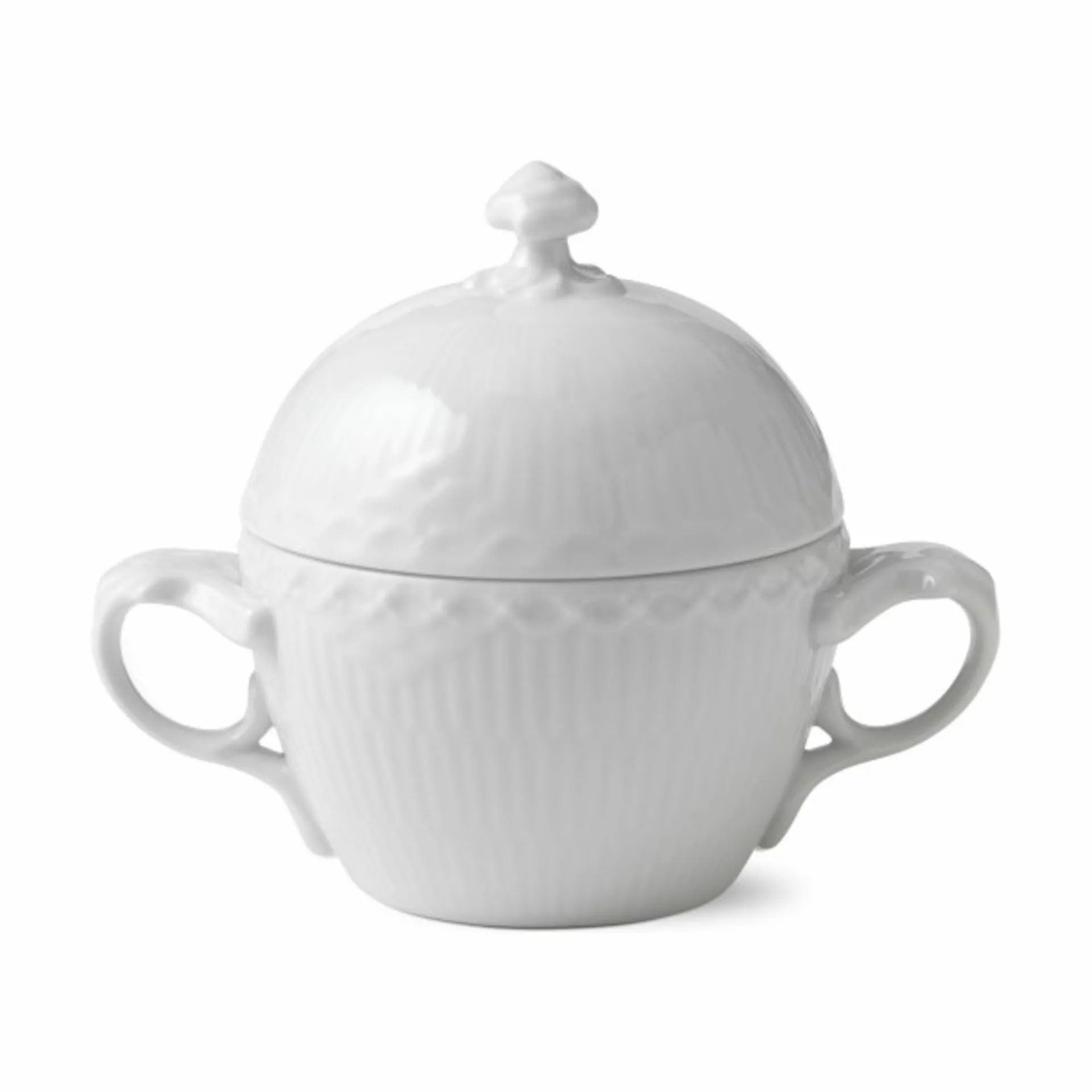 Royal Copenhagen Sukkerskåle Hvid Halvblonde Sukkerskål i Hvid, 1