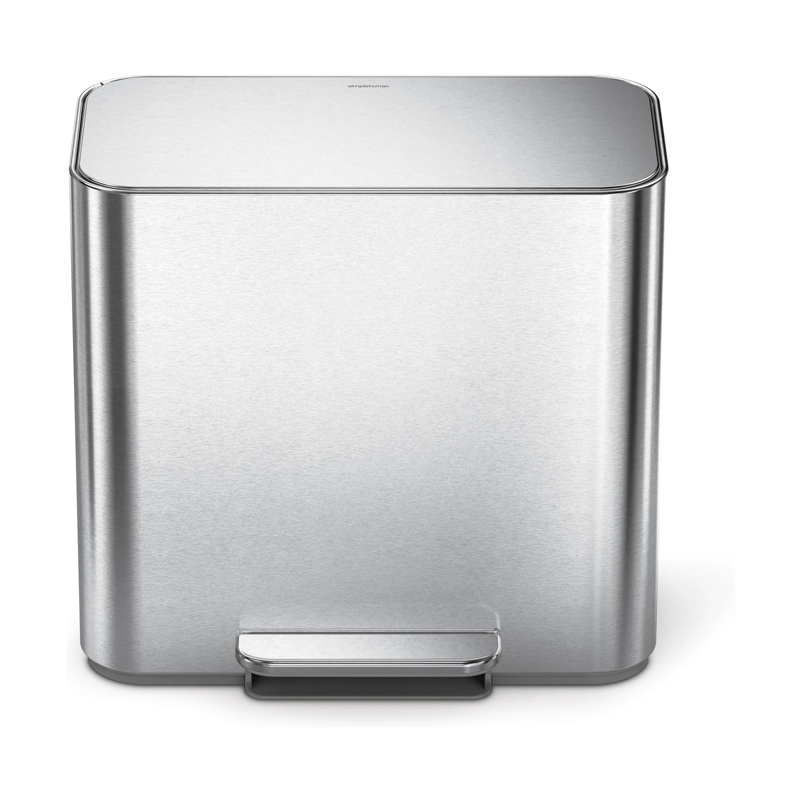 Simplehuman Pedalspande Mini Pedalspand i Børstet stål, 1