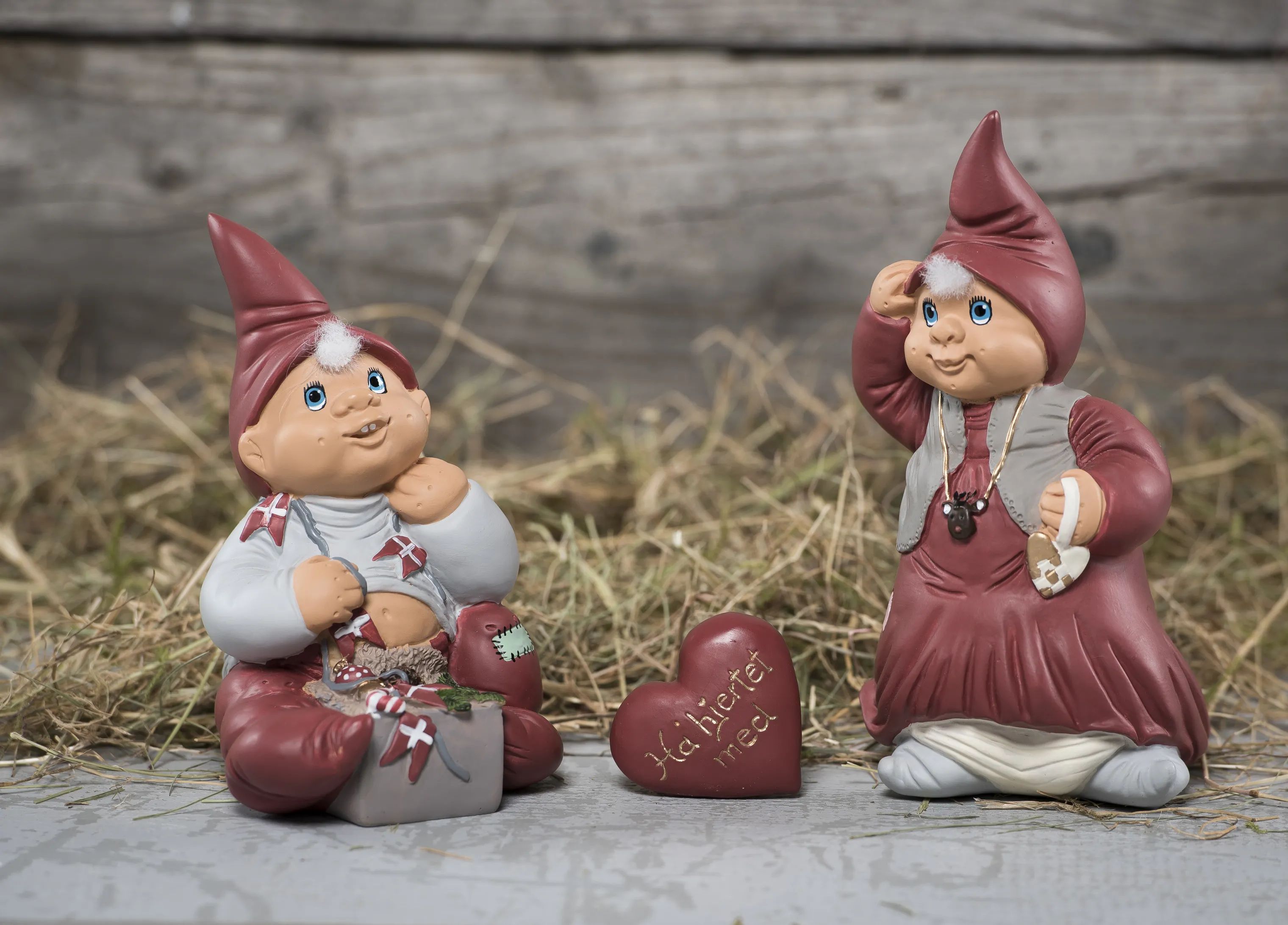 Klarborg Nisser Årsnissepar 2016 - Olivia & Bastian i 13 cm, 2