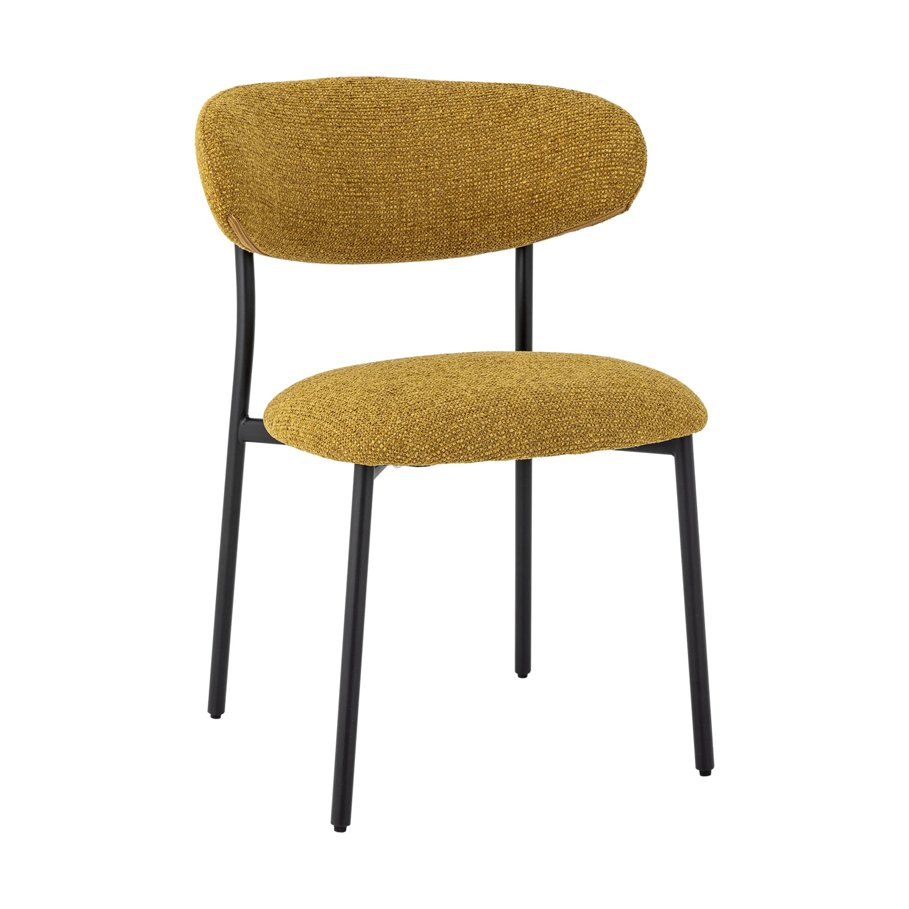 Creative Collection Skrivebordsstole Manal Spisebordsstol i Gul, 6