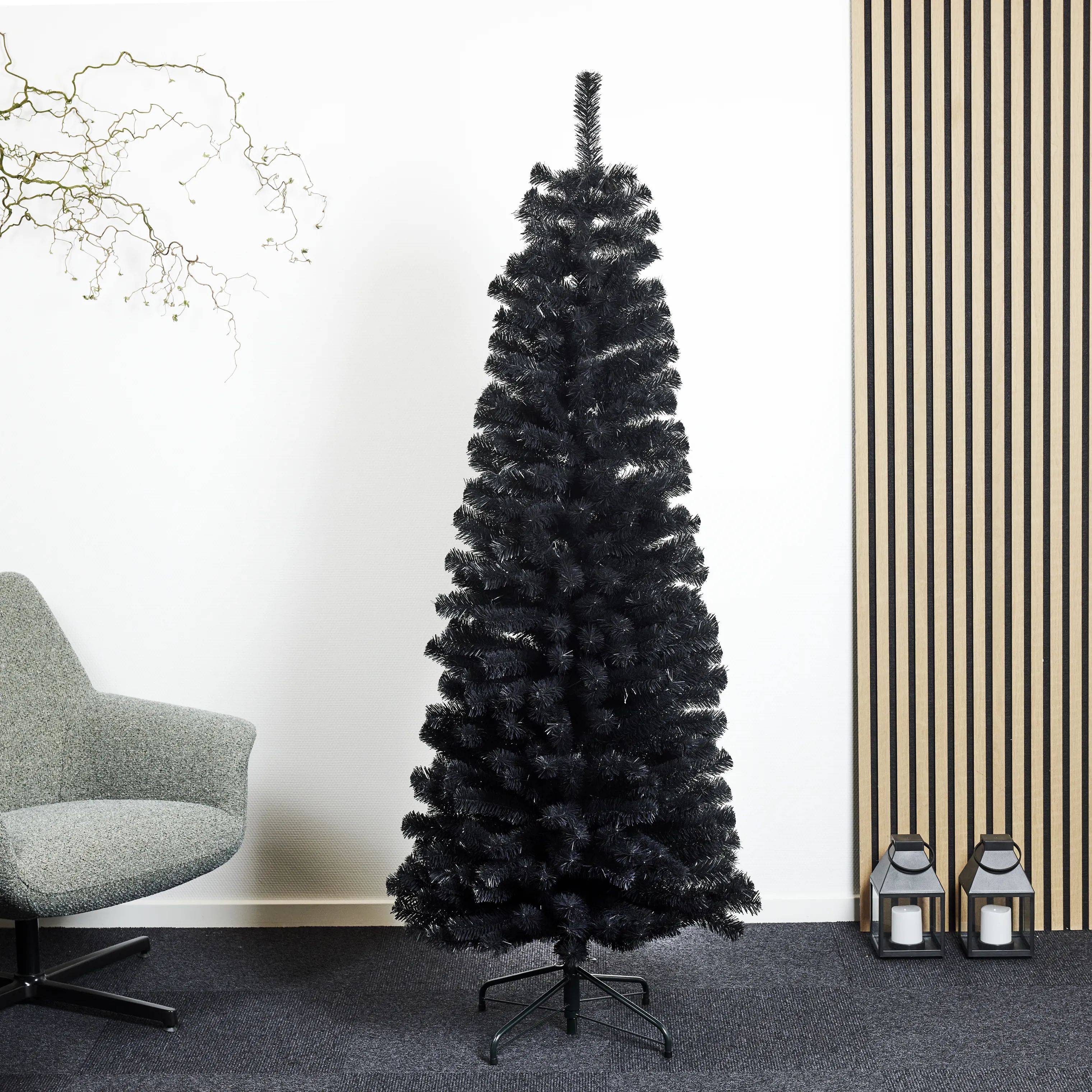 Nordic Winter Juletræer Bling Kunstigt Juletræ i Sort, 3