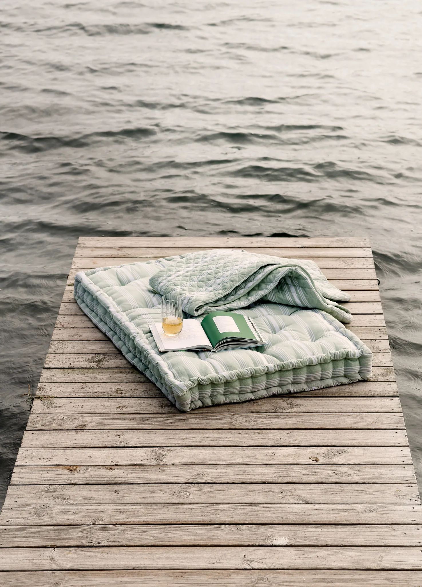 CASA Living Plaider Vattæppe i Grøn, 3