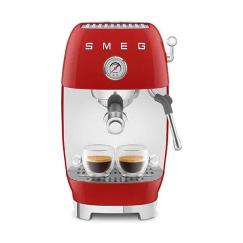 Smeg Espressomaskiner 50's style Espressomaskine i Rød, 1