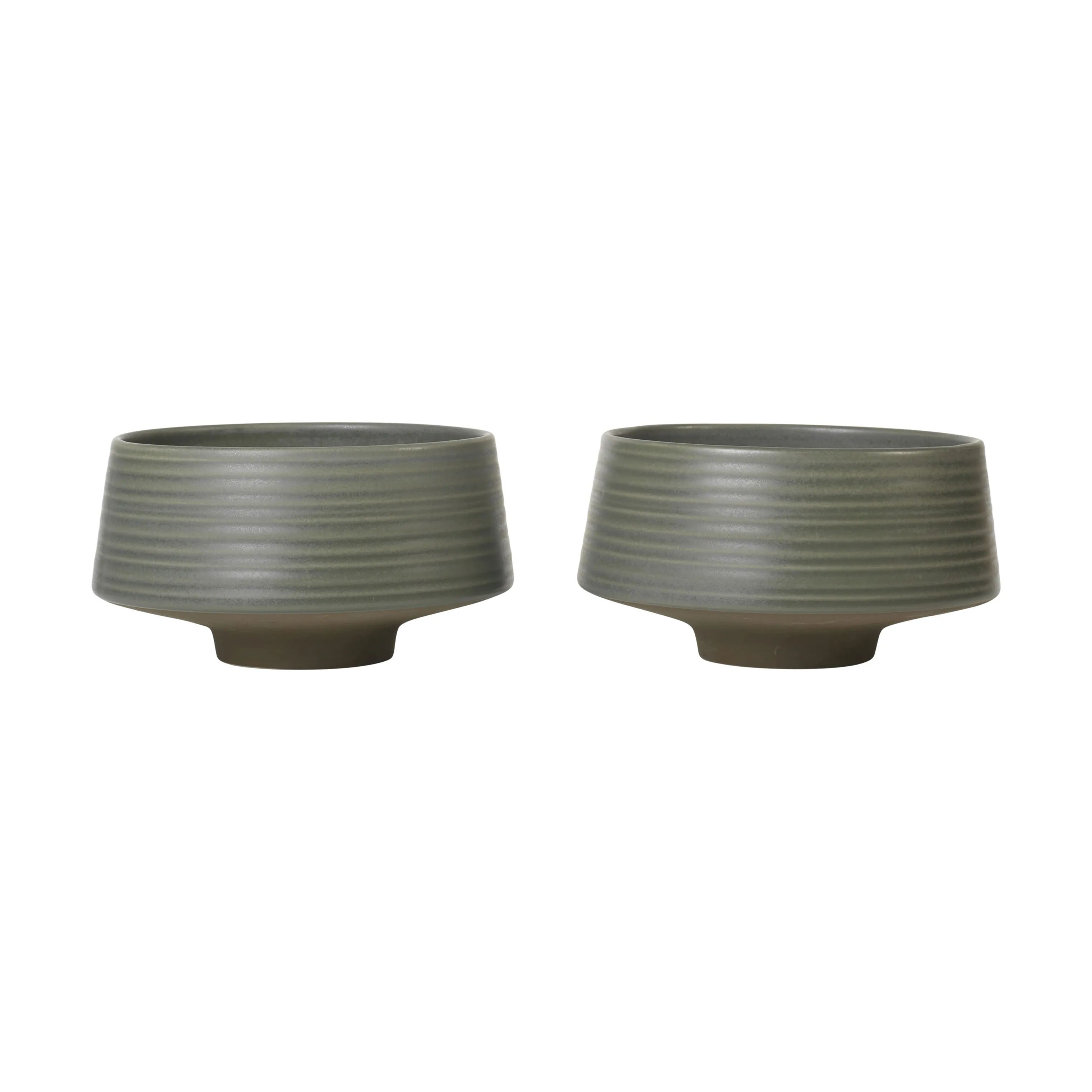 Broste Copenhagen Skåle Miko Skål i Dark Green, 1