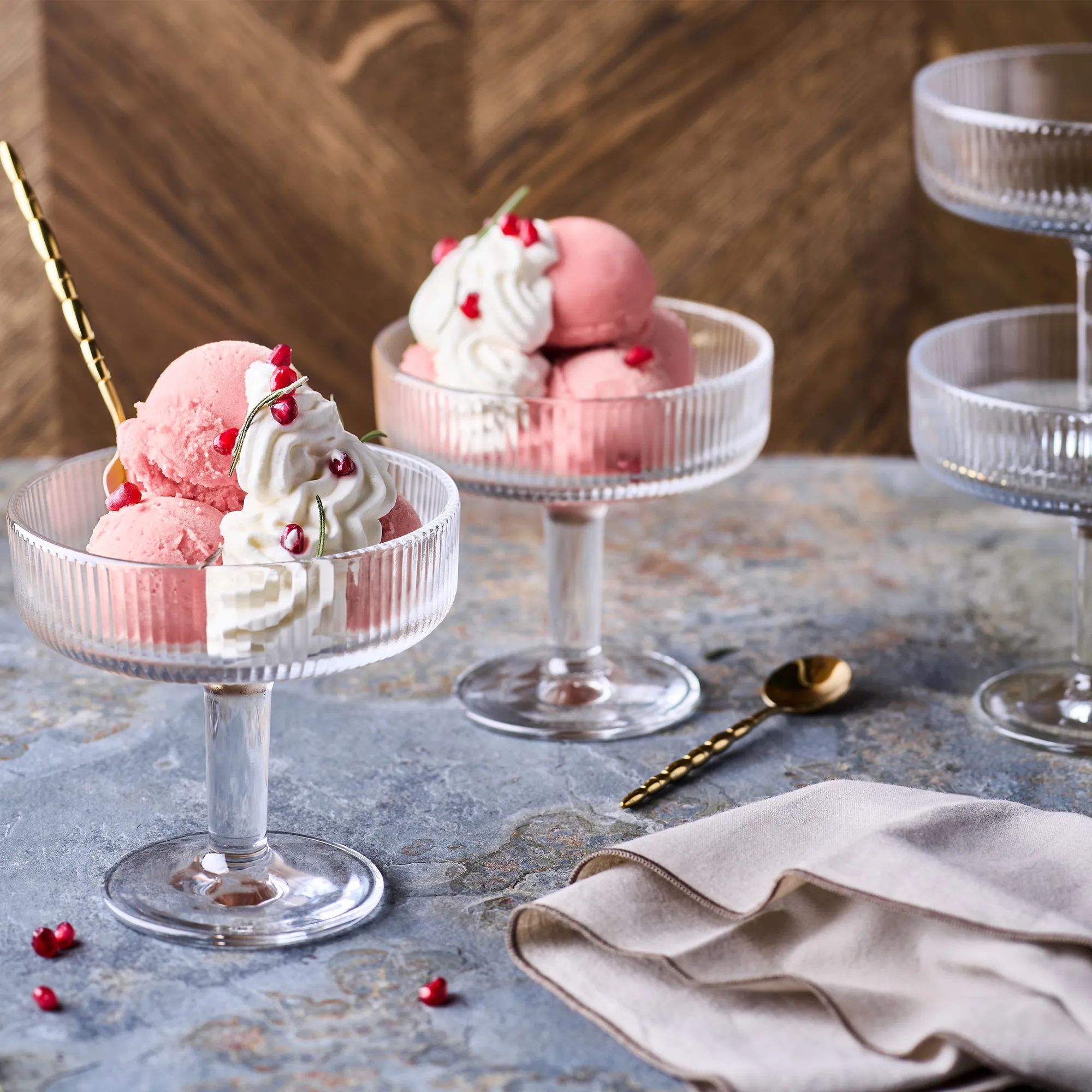 La Rochère Kagetallerkener Alice Dessertskål - 6 stk. i Klar, 2