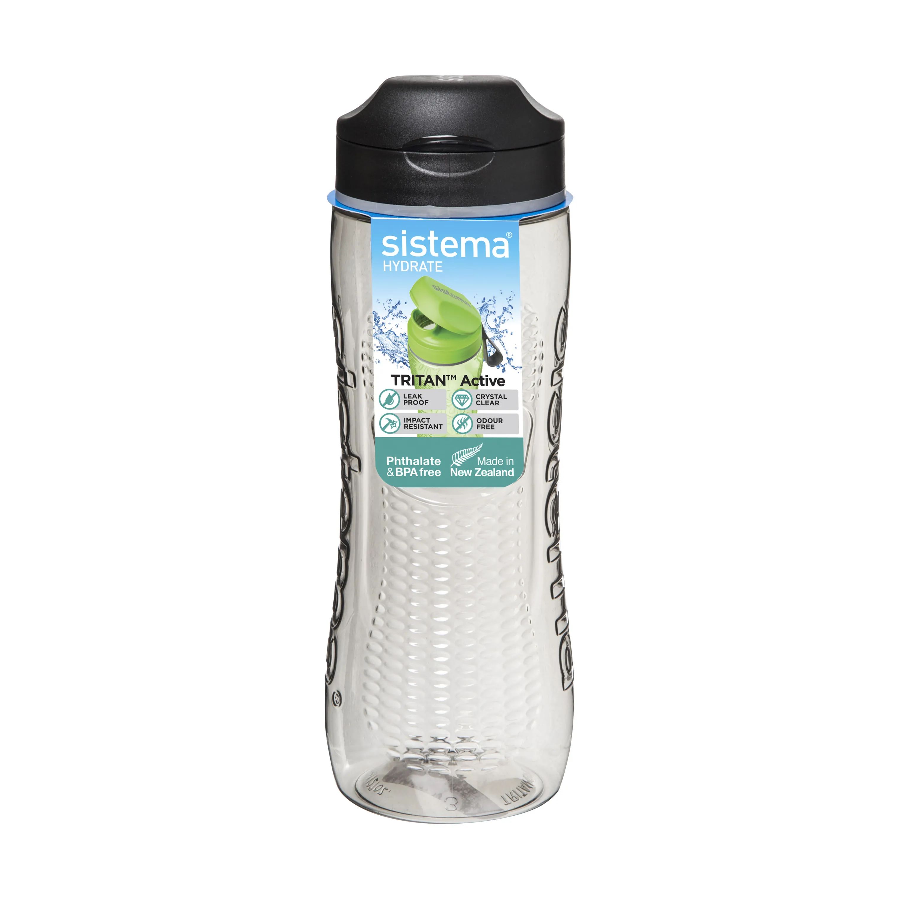 Sistema Drikkedunke Tritan Swift Drikkeflaske i Black, 800 ml, 1