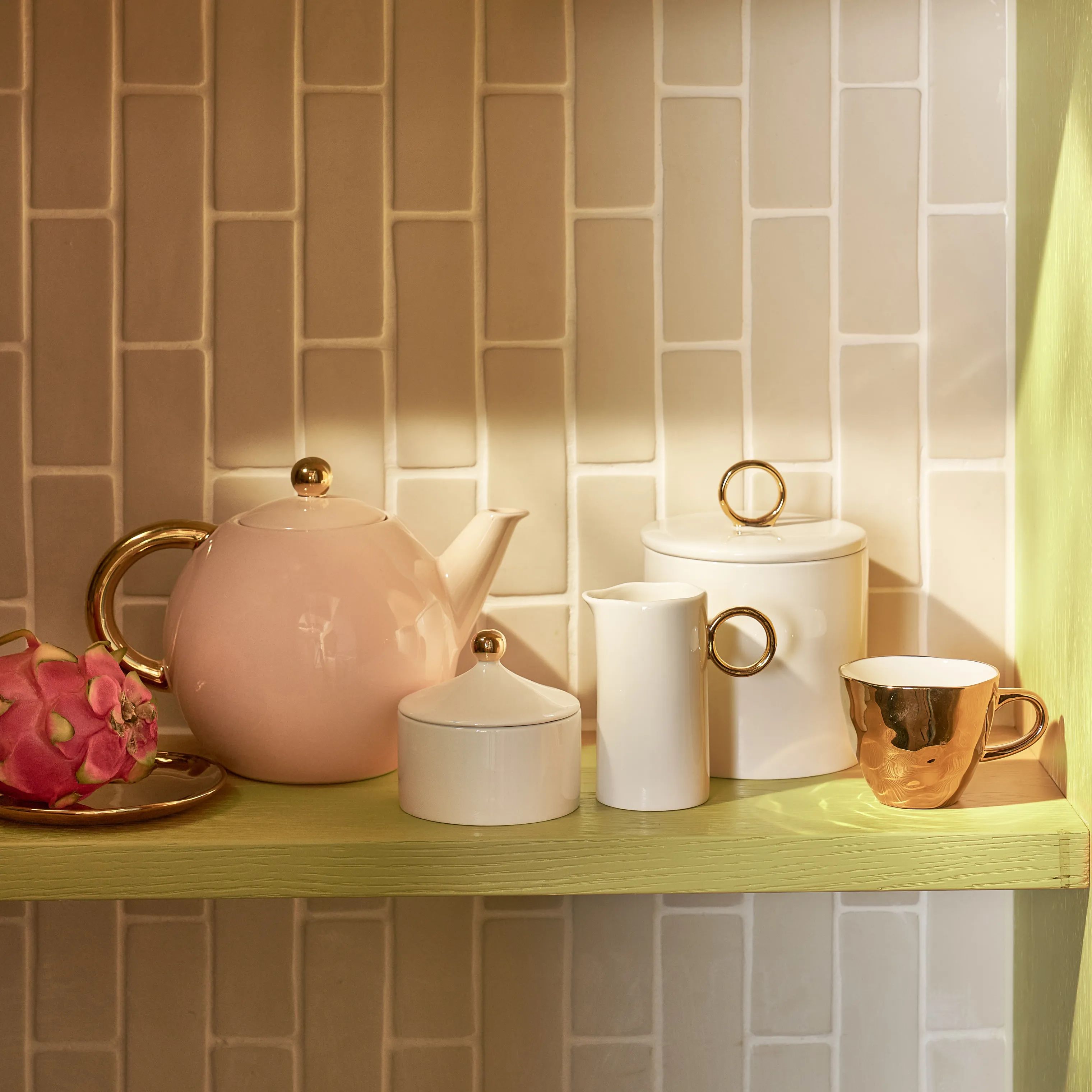 Urban Nature Culture Krus og kopper med hank Good Morning Kaffekop i Gold, 2