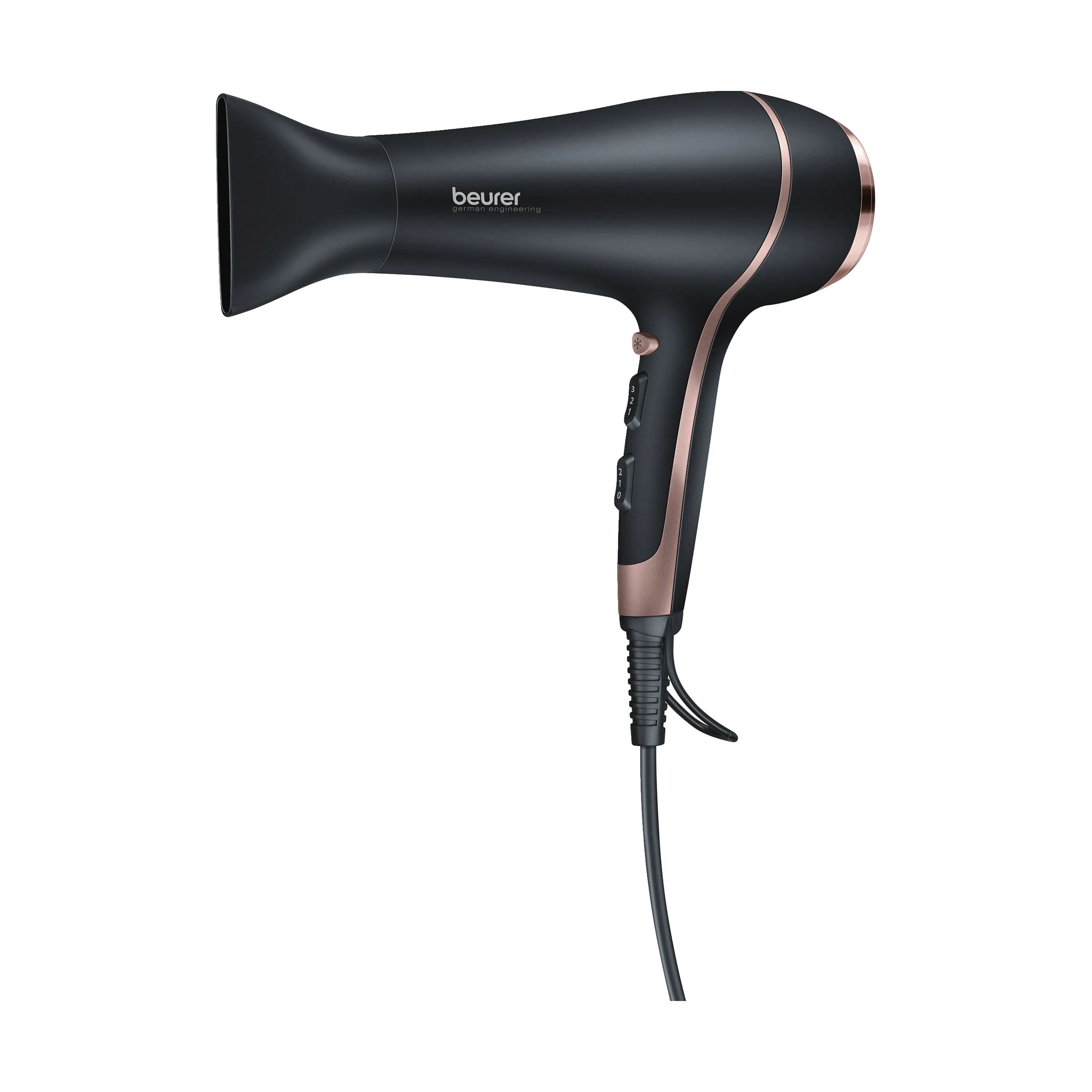 Beurer Hårtørrere Hårtørrer HC30 i Sort/bronze, 1