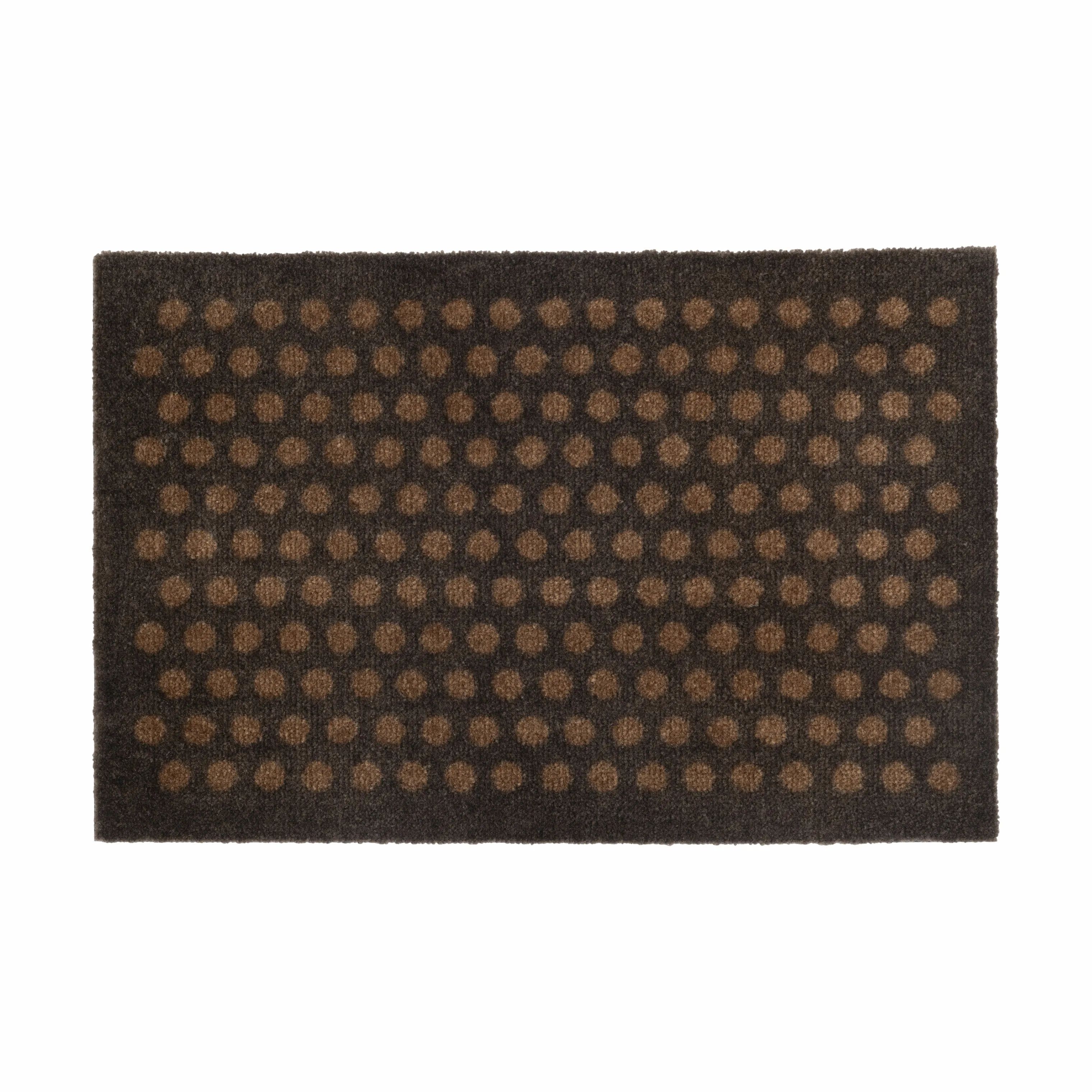 Tica Copenhagen Dørmåtter Dot Gulvmåtte i brun/cognac, B40 x L60 cm, 1