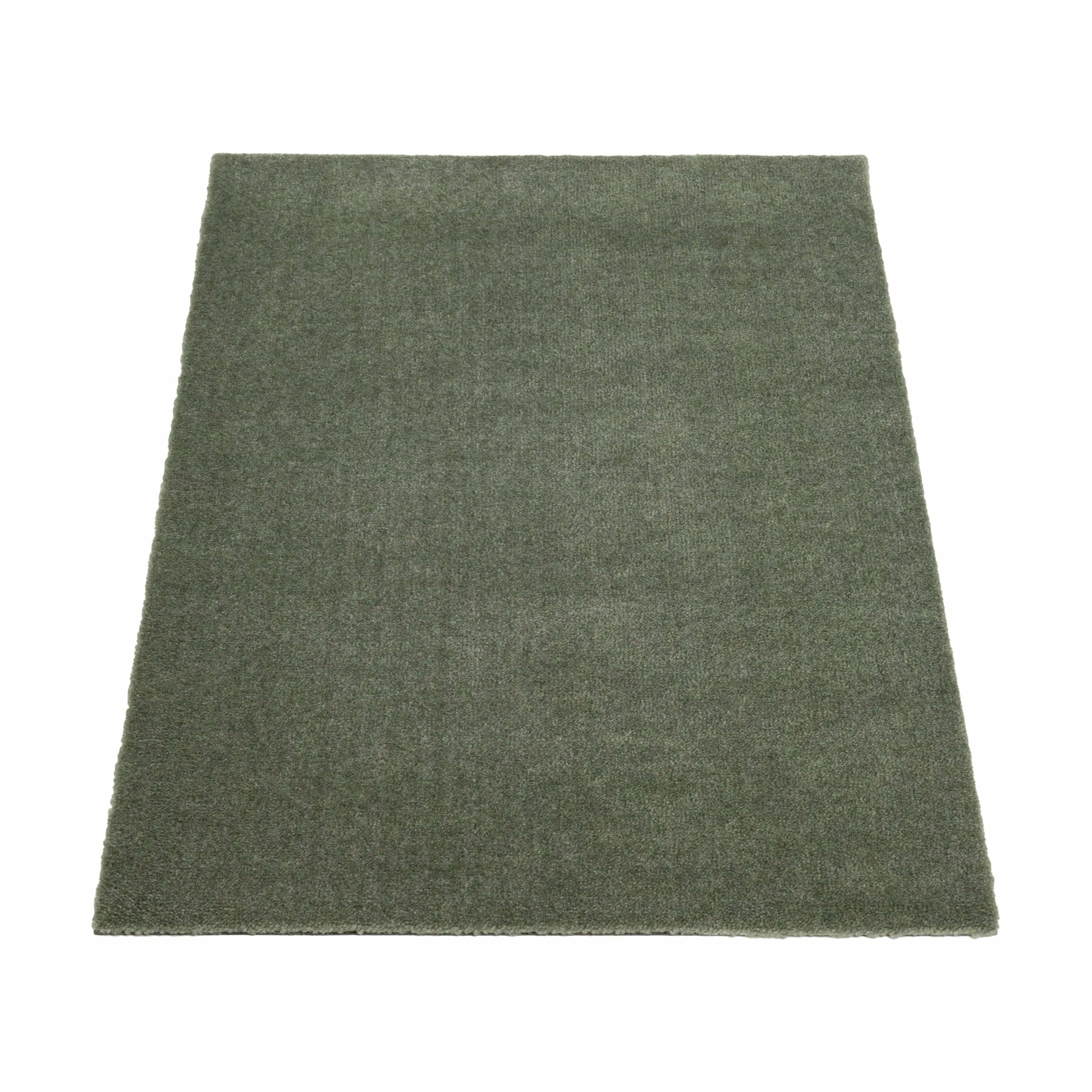 Tica Copenhagen Dørmåtter Uni Color Måtte i støvet grøn, B60 x L90 cm, 4