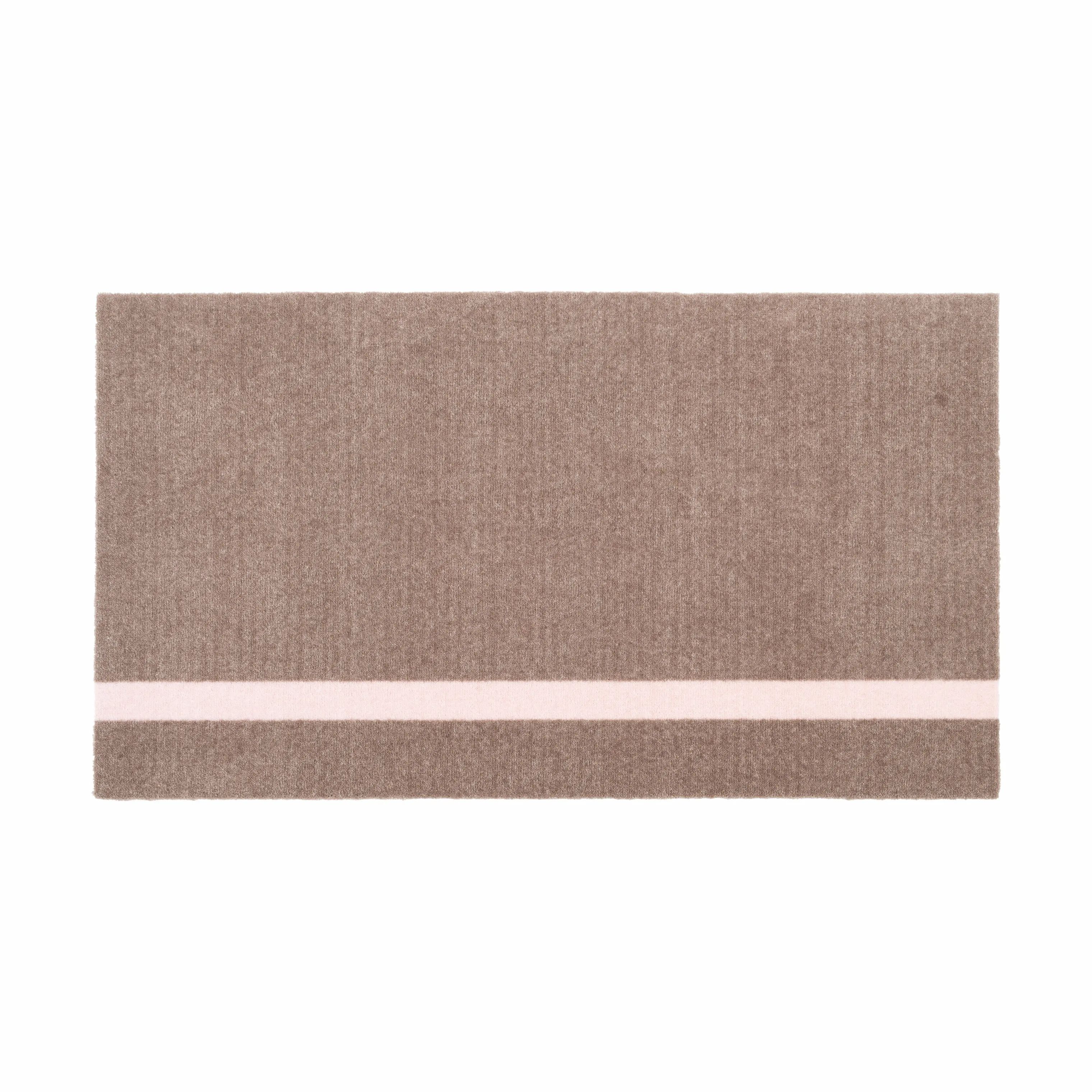 Tica Copenhagen Gulvtæpper Stripes Vertikal Gulvtæppe i Sand/rosa, B67 x L120 cm, 1