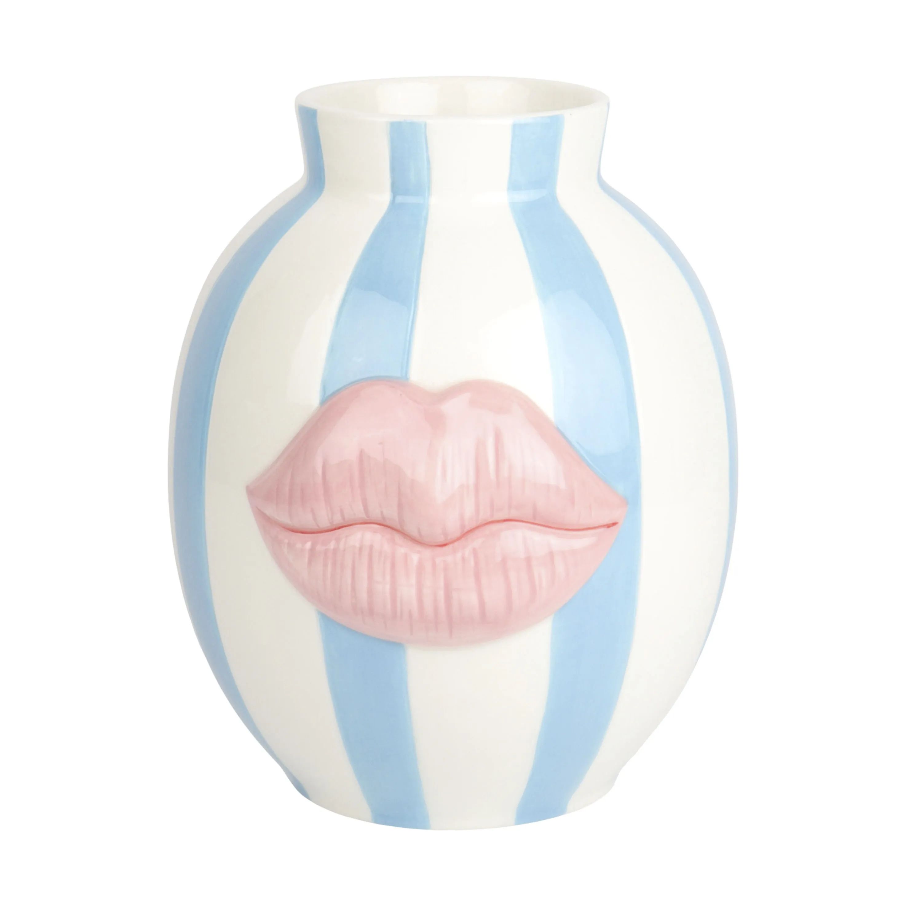 CASA Living Vaser Vase i Blå/hvid, 1