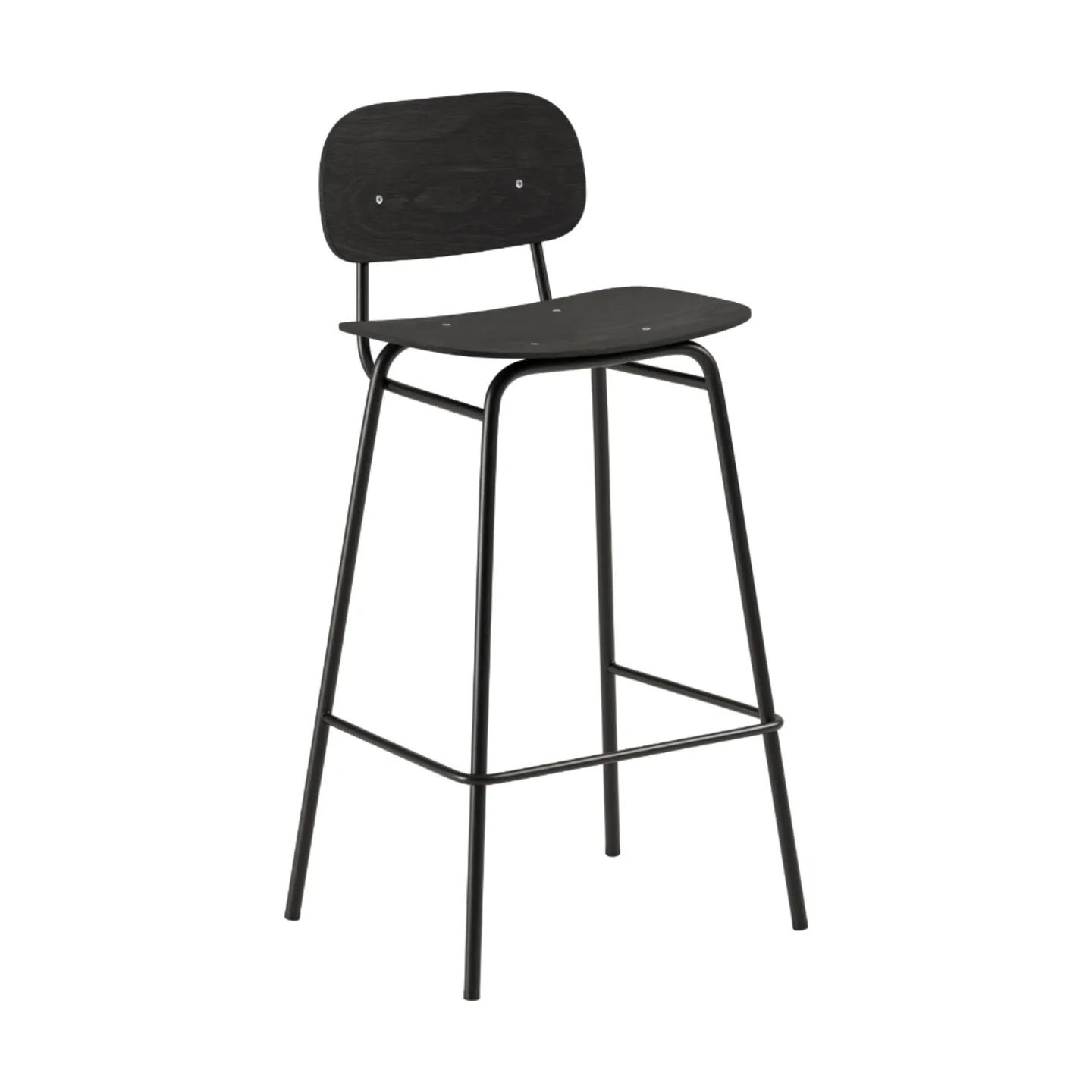 SACKit Barstole Frame Bar Stool Frame Barstol i Sort, 73 cm, 1