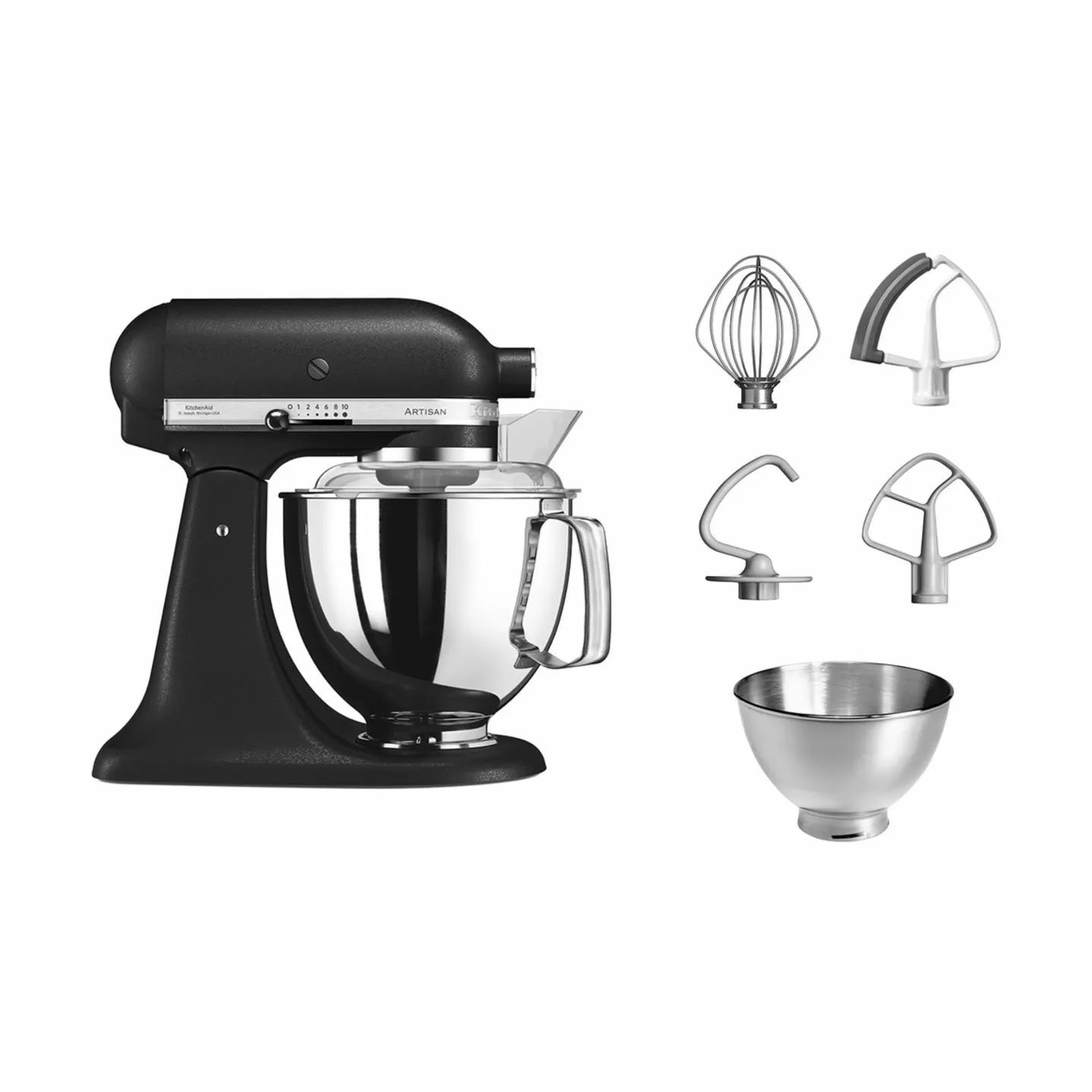 KitchenAid Røremaskiner Artisan Røremaskine 5KSM175PSEBK i Sort, 5