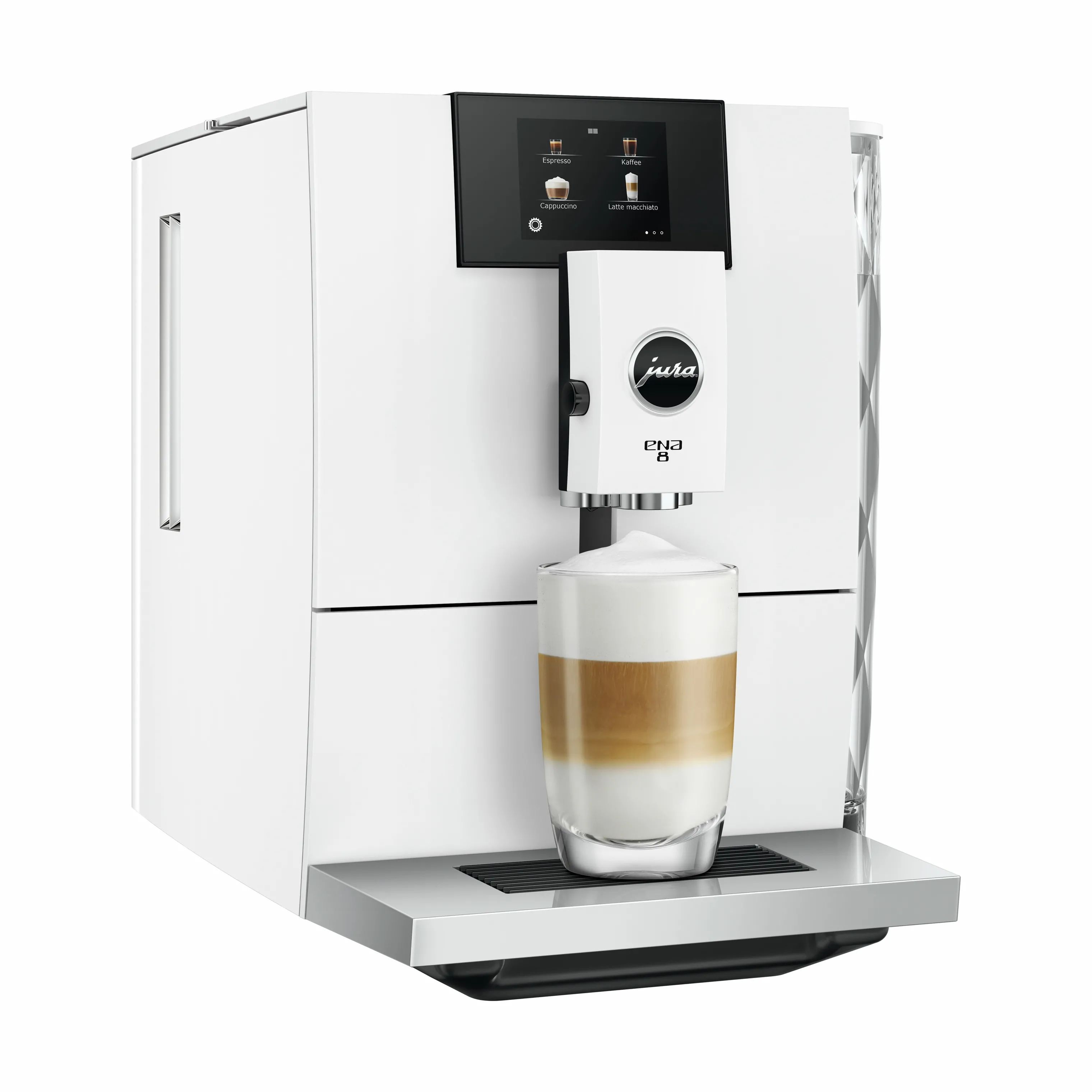 JURA Espressomaskiner ENA 8 (EC) Kaffemaskine i Nordic White, 4