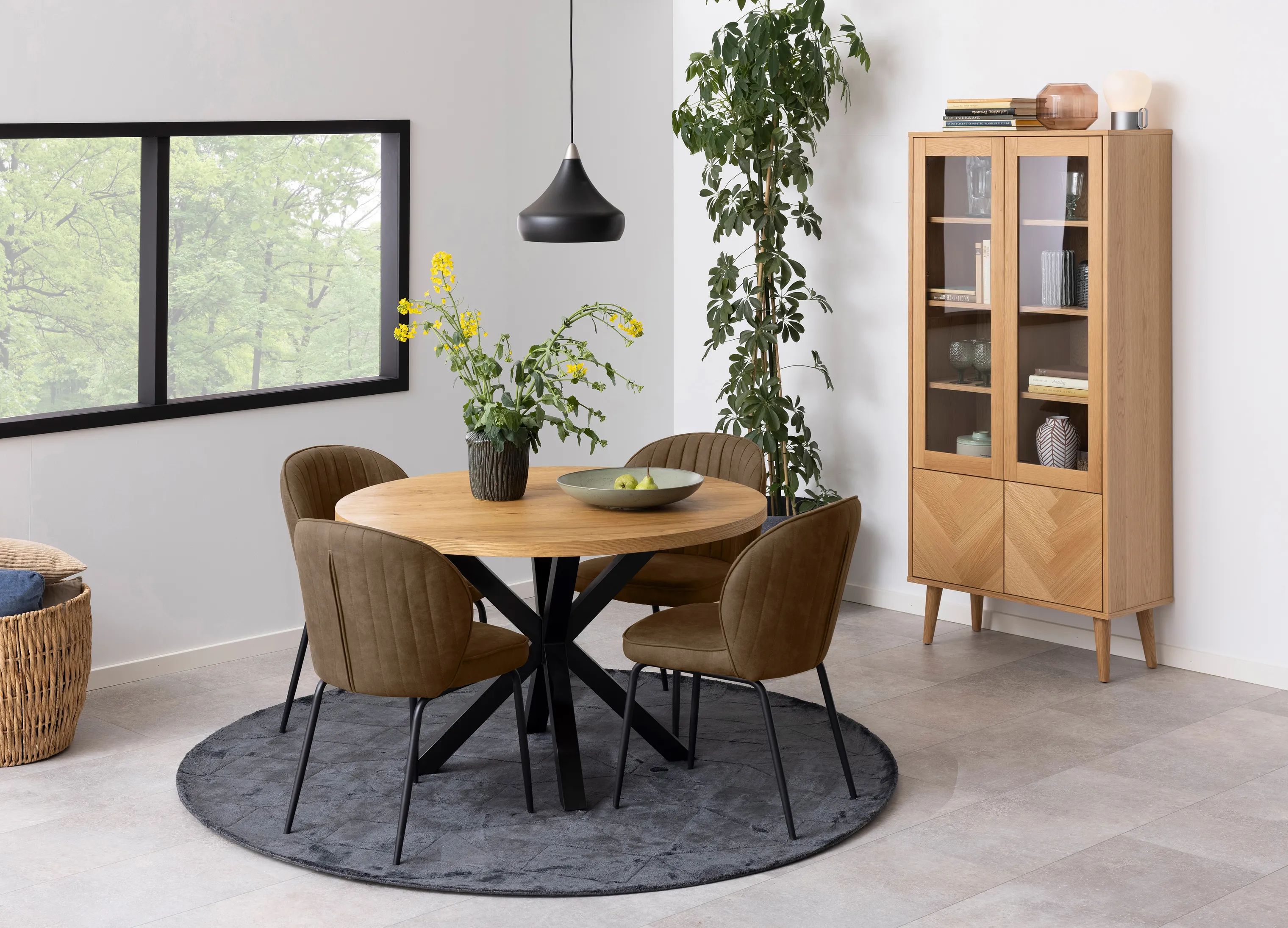 CASA Living Spiseborde Heaven Spisebord i Vild eg/sort, 2