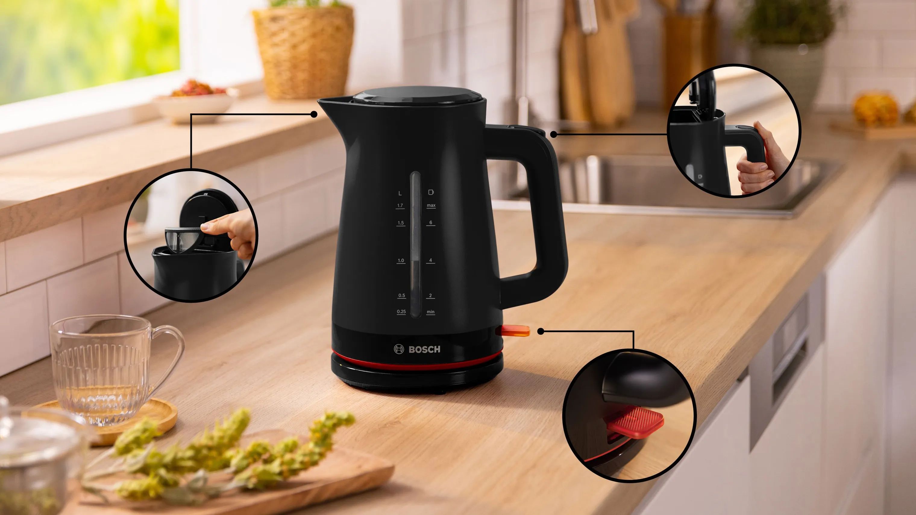 Bosch Elkedler MyMoment Elkedel i Sort, 2