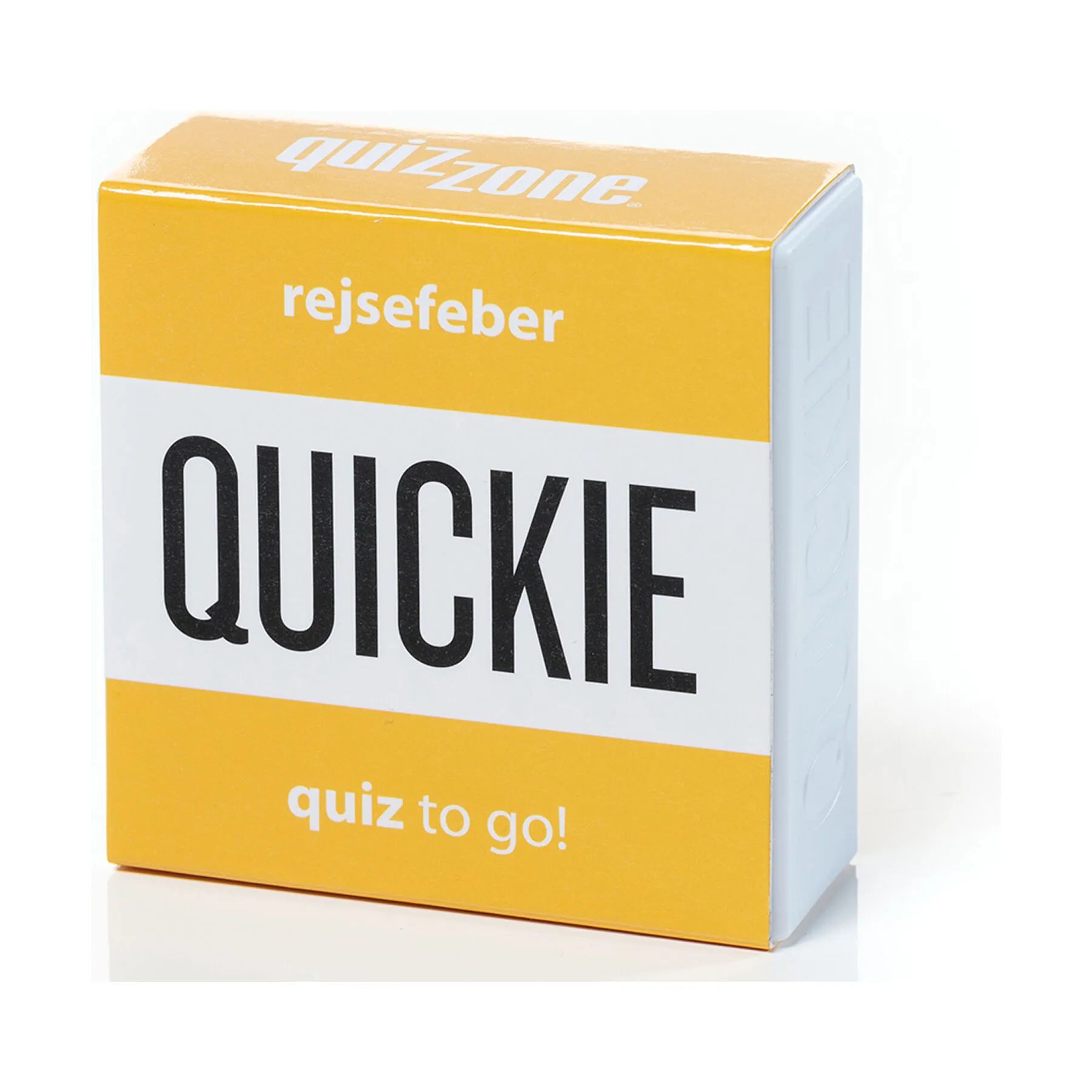 Spilbræt Spil Kortspil - Quizzone Quickie - Rejsefeber i Gul, 1
