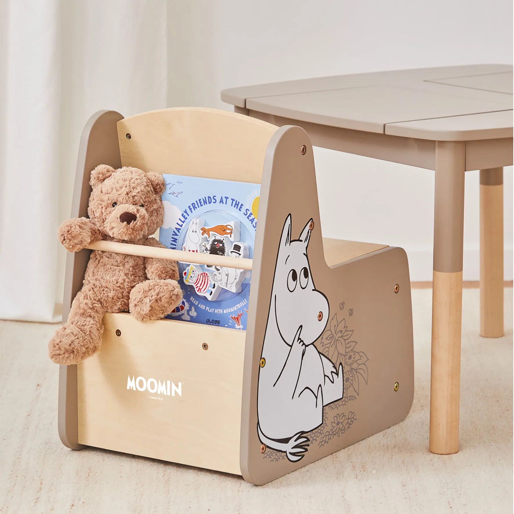 Barbo Toys Til børneværelset Mumi Stol i Natur, 2