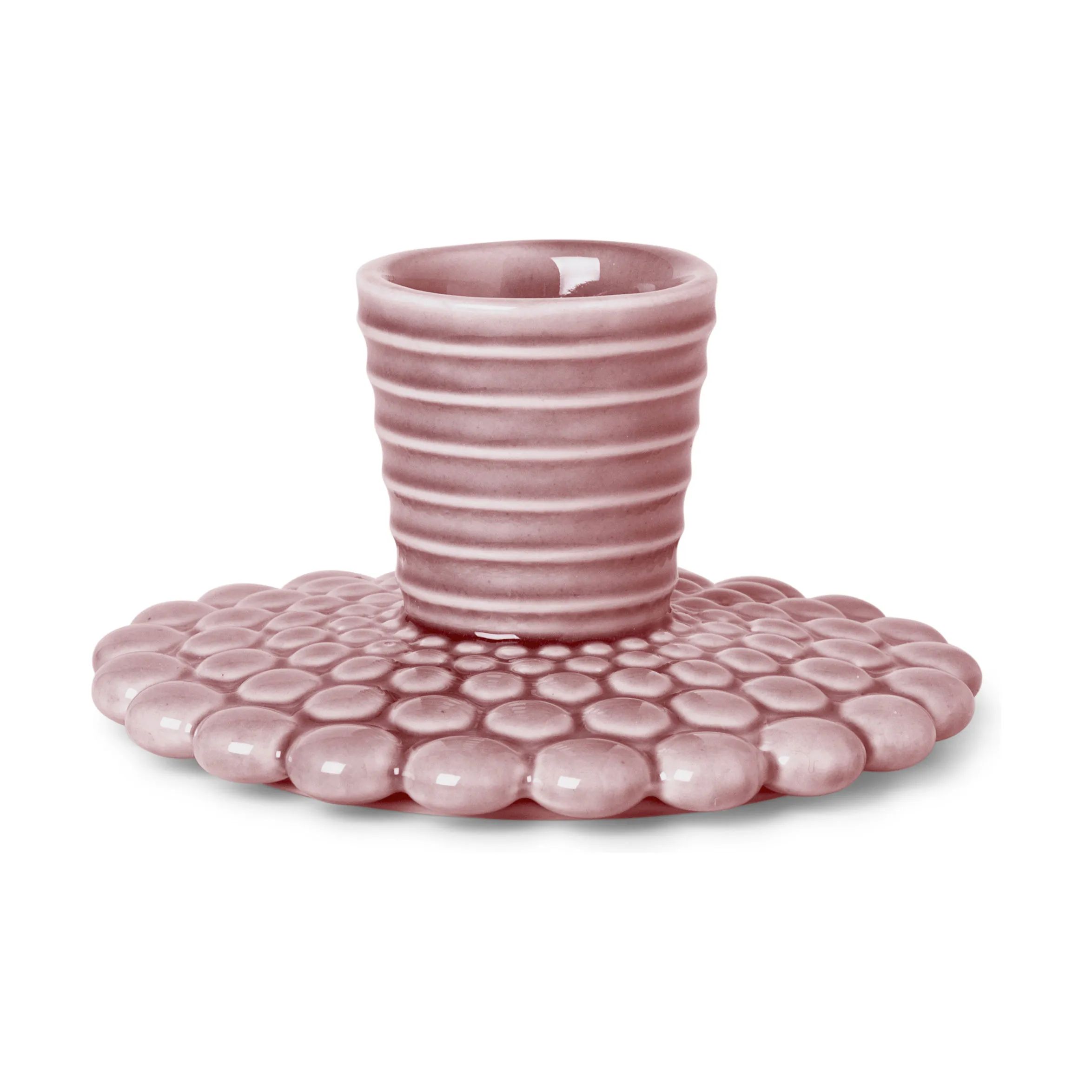 Dottir Kronelysestage Pipanella Bubble Lines Lysestage i Dusty rose, 1