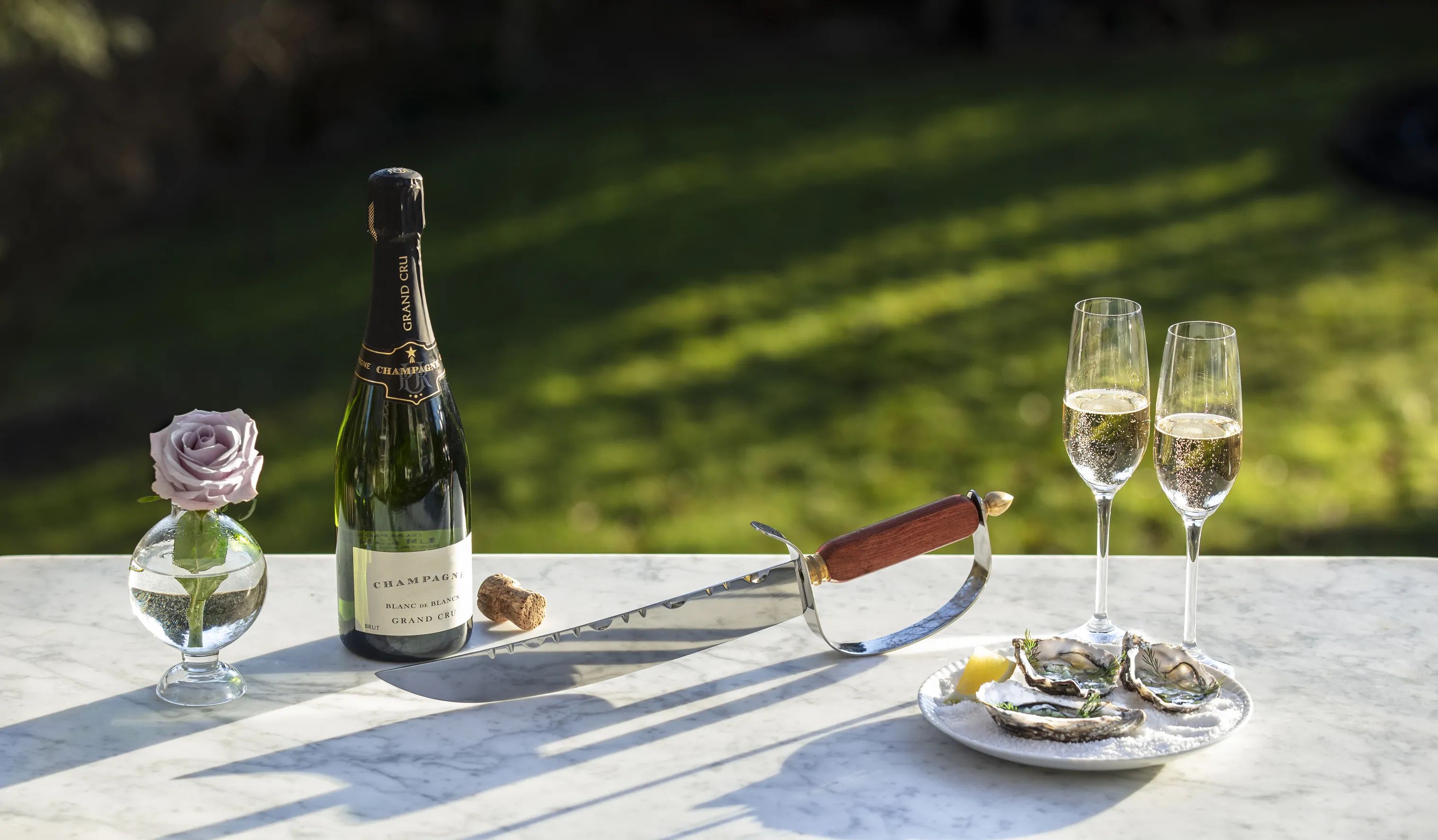 Sommelier by CASA Living Champagnesabler ZWILLING Sommelier Champagnesabel i Træ, 4