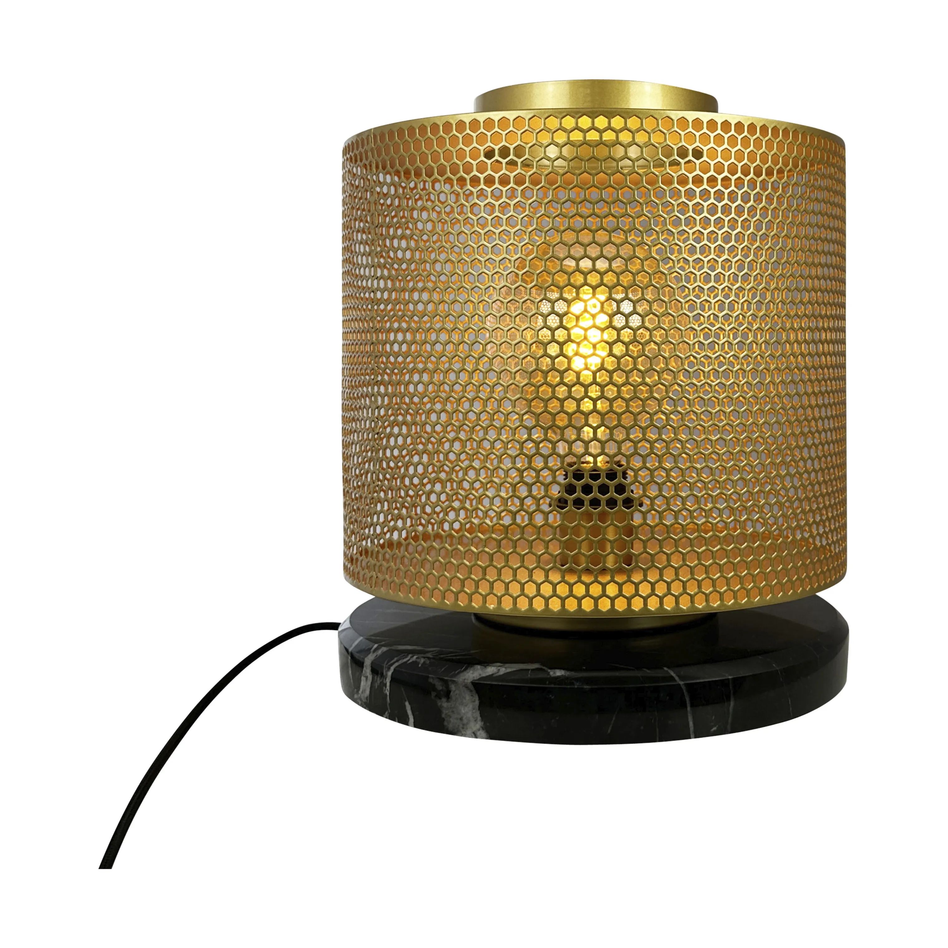 Dyberg Larsen Bordlamper French collection Nantes Bordlampe i Messing/sort, 1