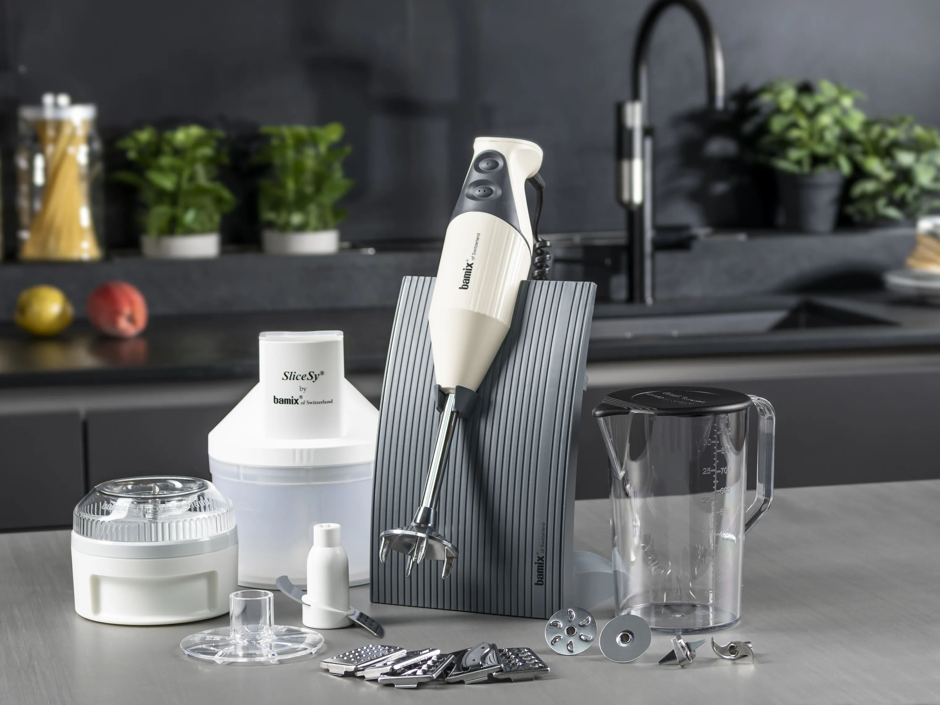 Bamix Stavblendere Swissline Superbox Stavblender i Creme, 2