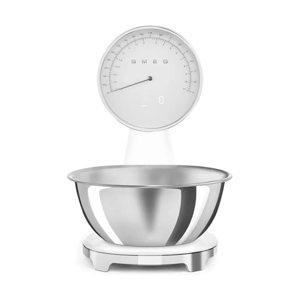 Smeg Bagevægte 50's Style Køkkenvægt i Hvid, 1