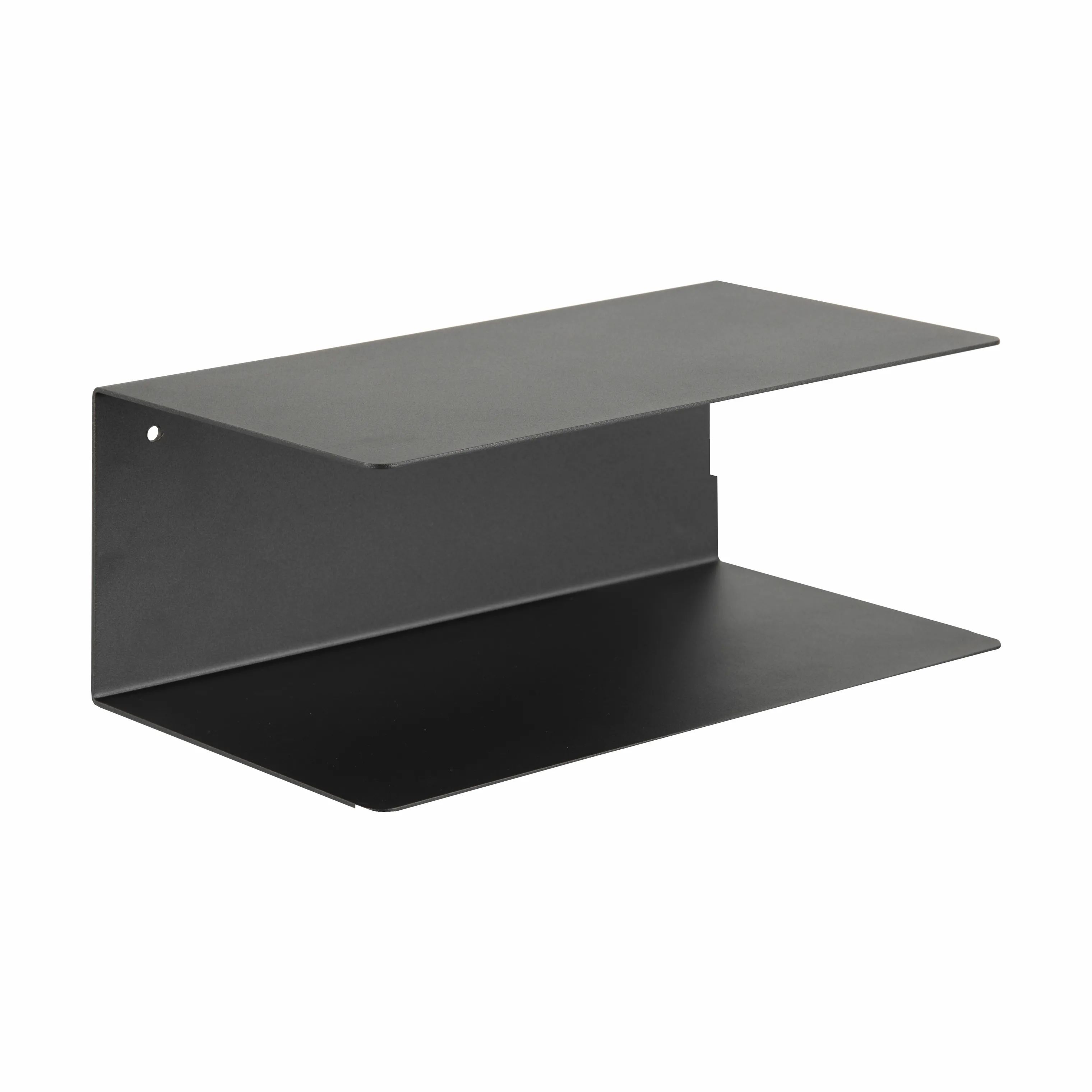 CASA Living Hylder Joliet Væghylde - 2 stk. i Sort, H14 x B35 x L20 cm, 3