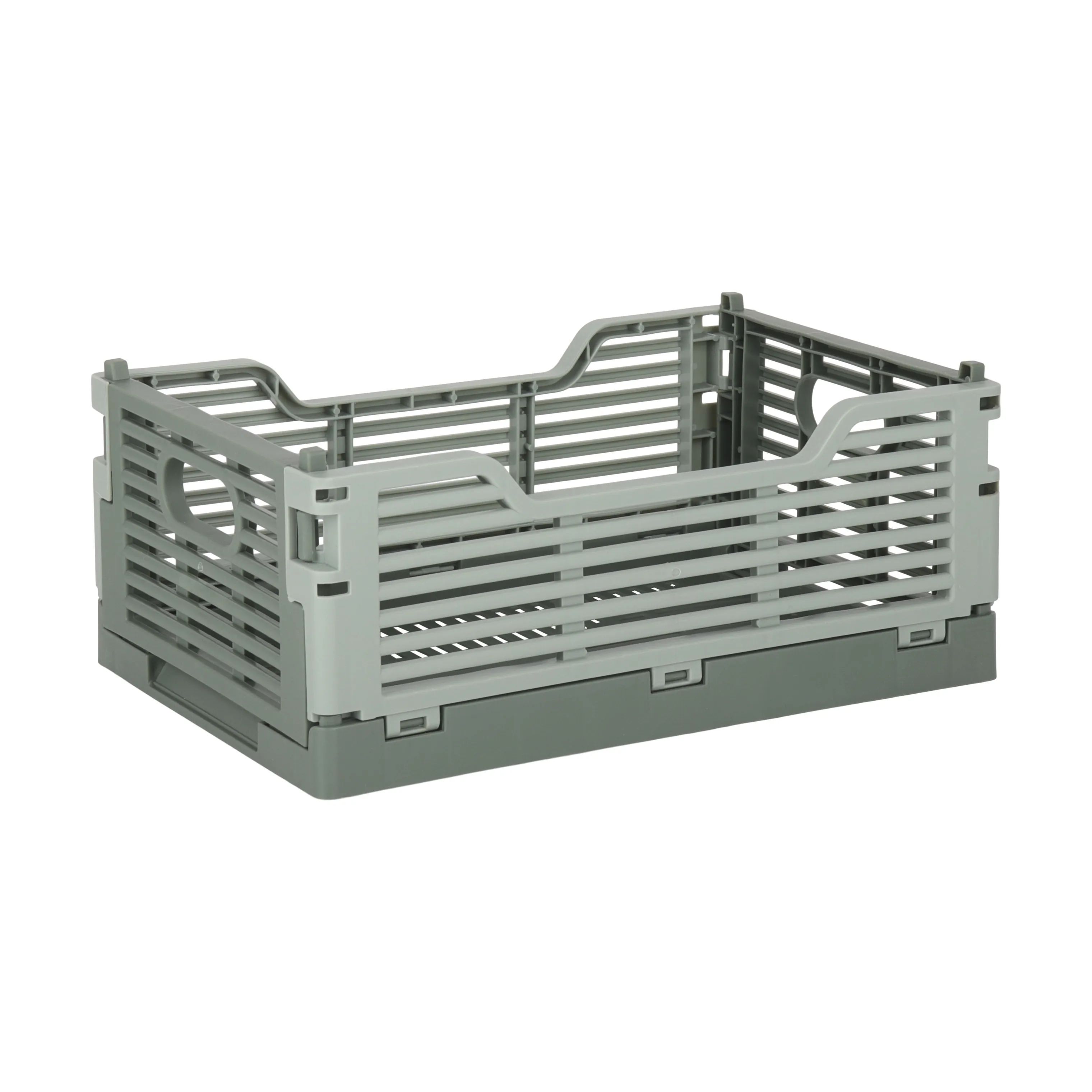 CASA Living Kasser Foldekasse i Grøn, B15 x L22 cm, 1