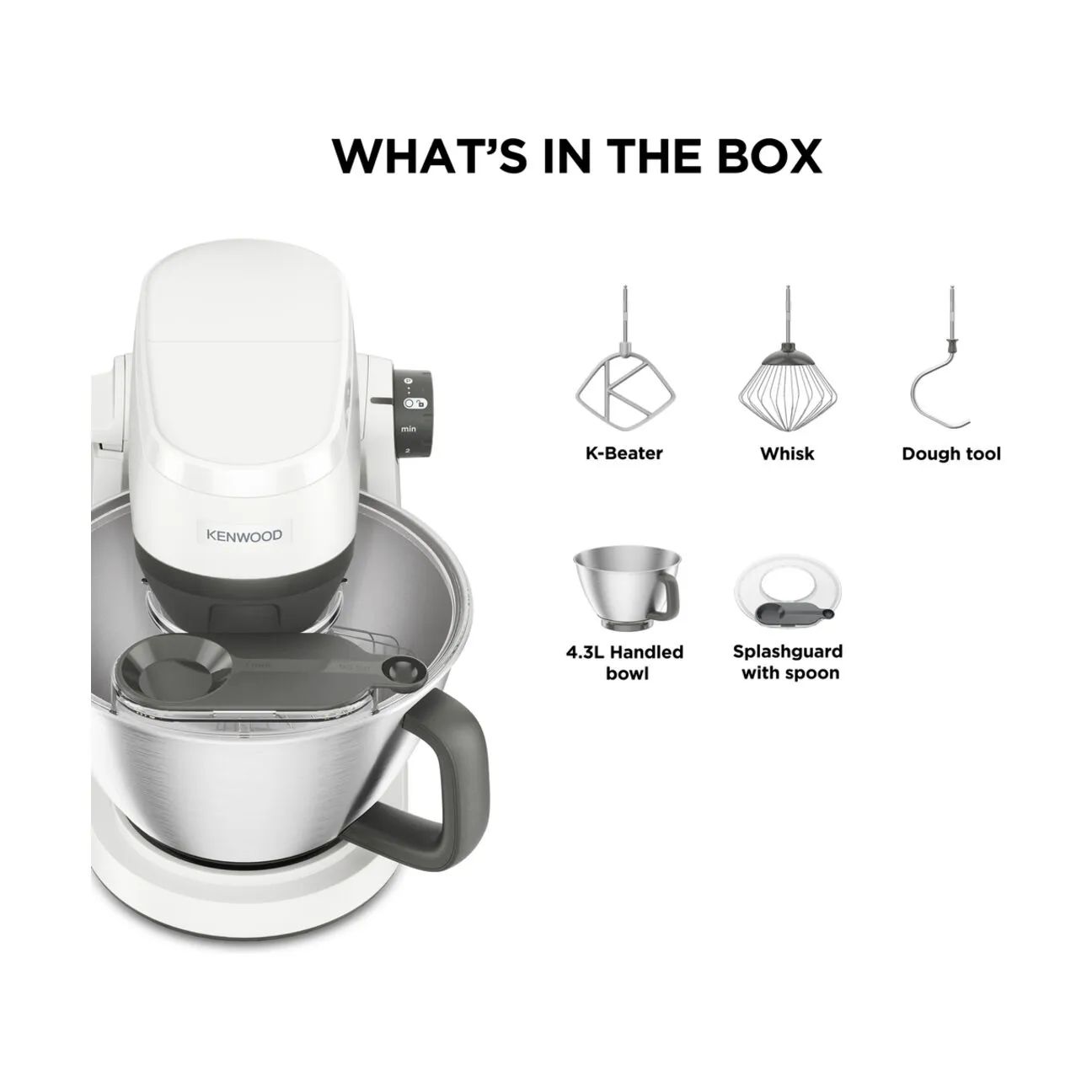 Kenwood Røremaskiner Multi Tasker Røremaskine KHC30.000WH i Hvid, 4