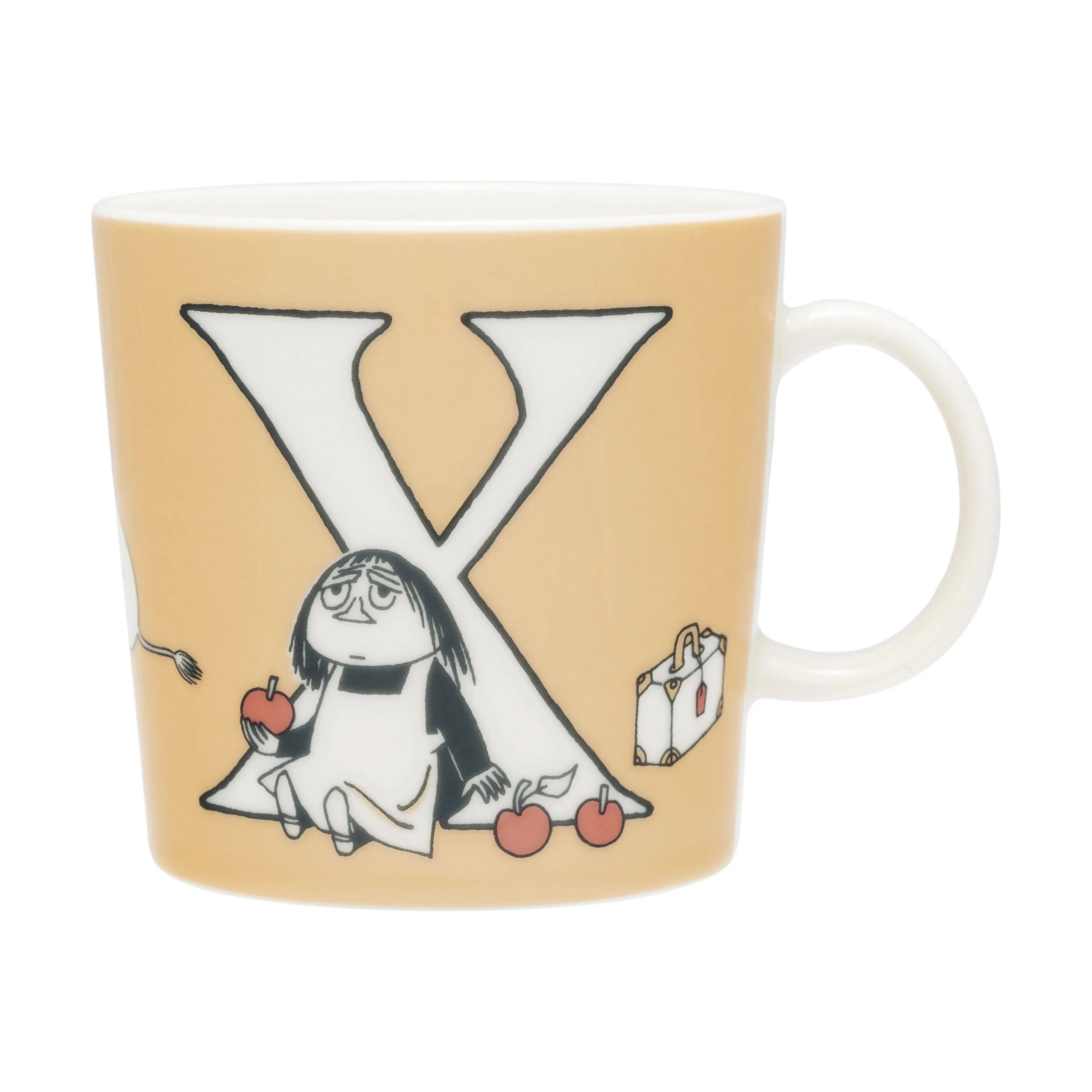 Moomin Arabia Krus og kopper med hank ABC Krus - X i X, 1