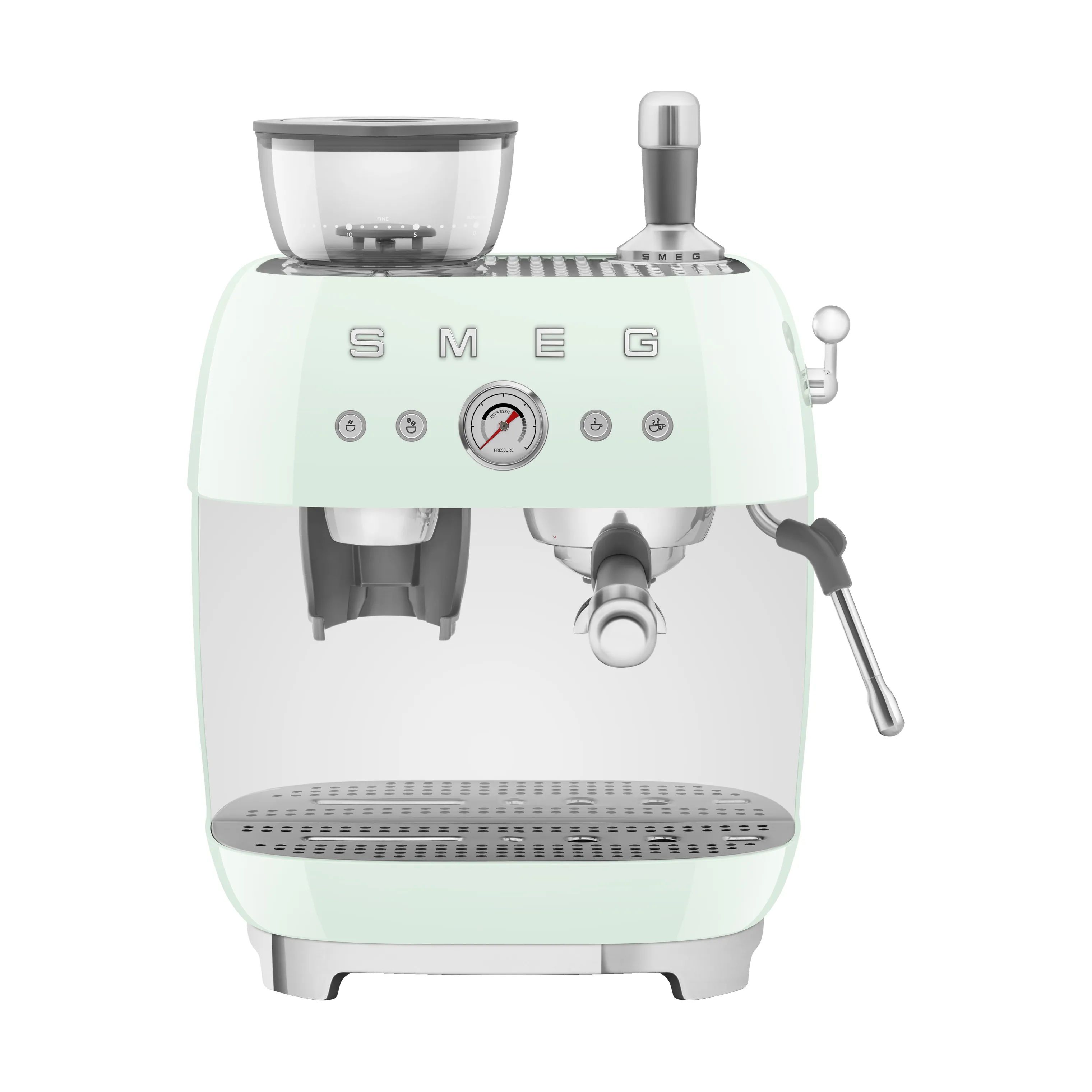 Smeg Espressomaskiner 50's Style Espressomaskine i Pastelgrøn, 1