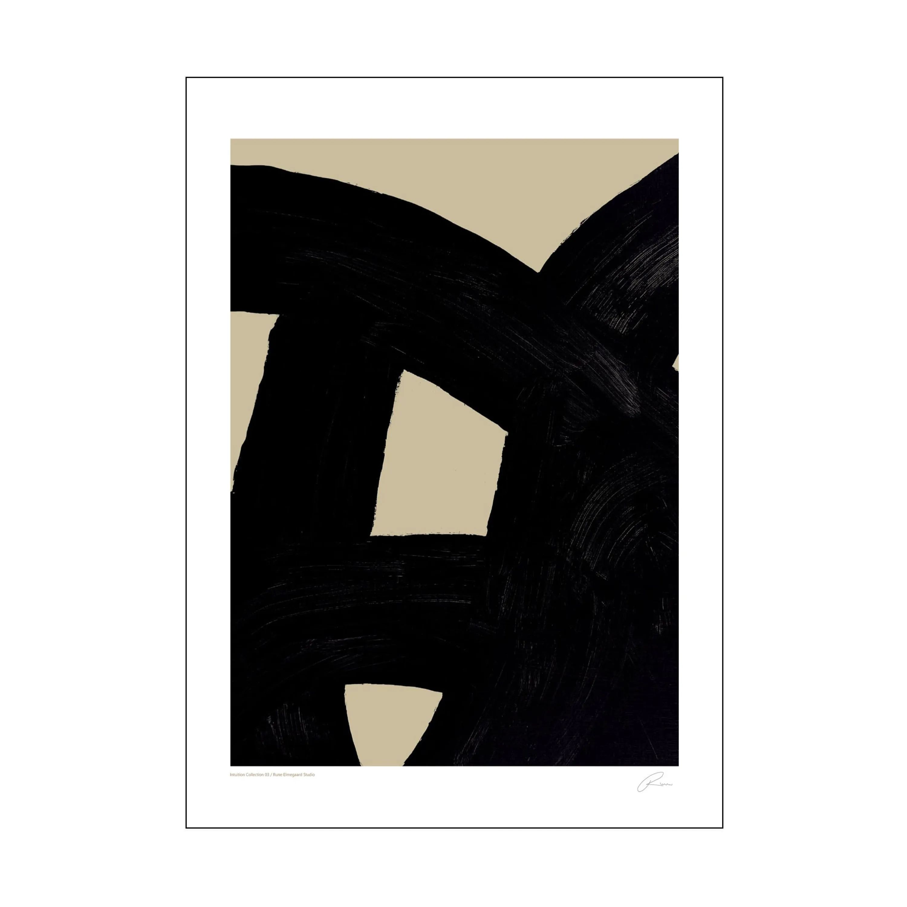 Poster&Frame Plakater Plakat - Intuition Collection 03 i B29,7 x L42 cm, 1