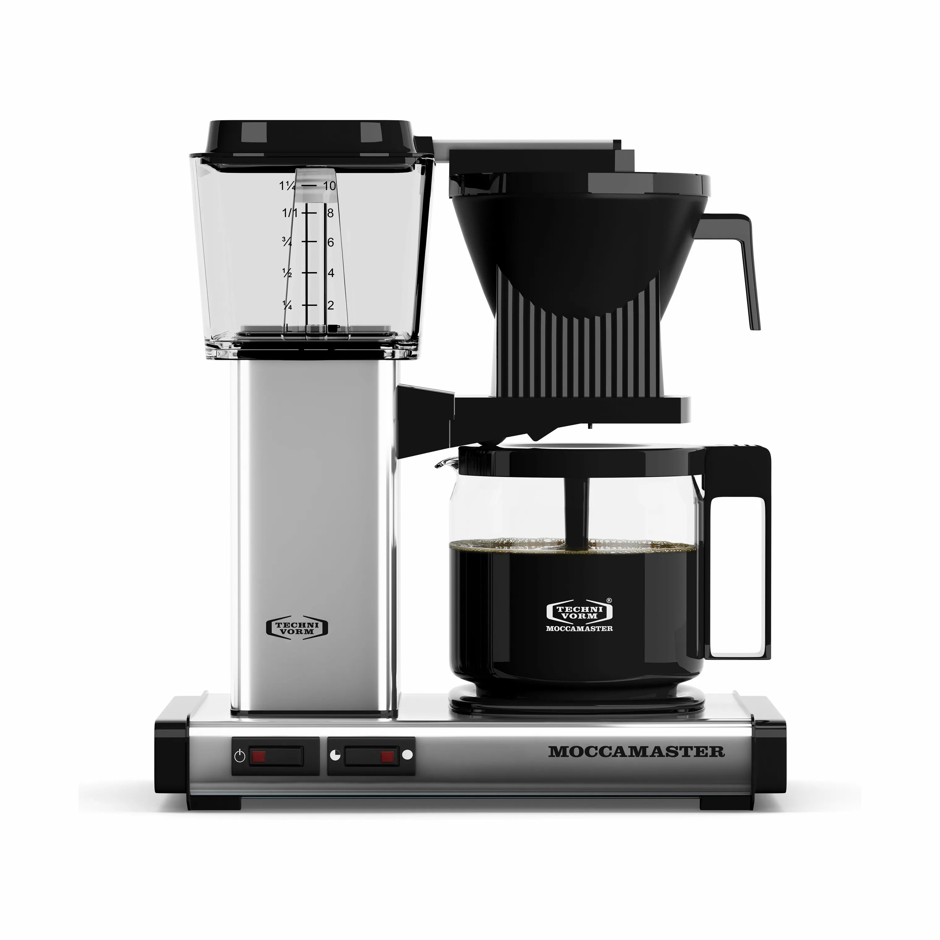 Moccamaster Kaffemaskiner Automatic Kaffemaskine i Sølvfarvet, 1
