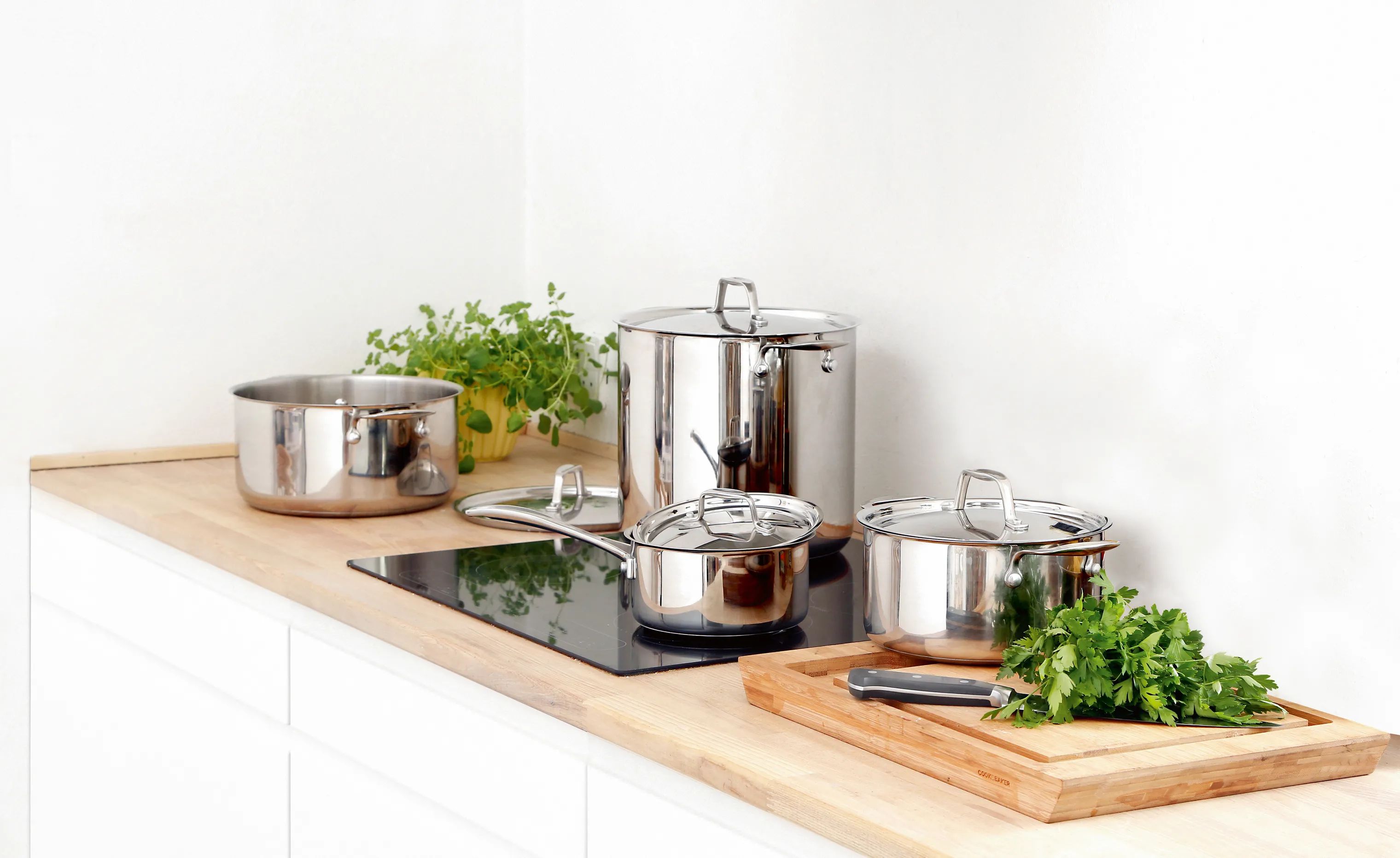 Cook & Baker Gryder Gastro Suppegryde i Stål, 2