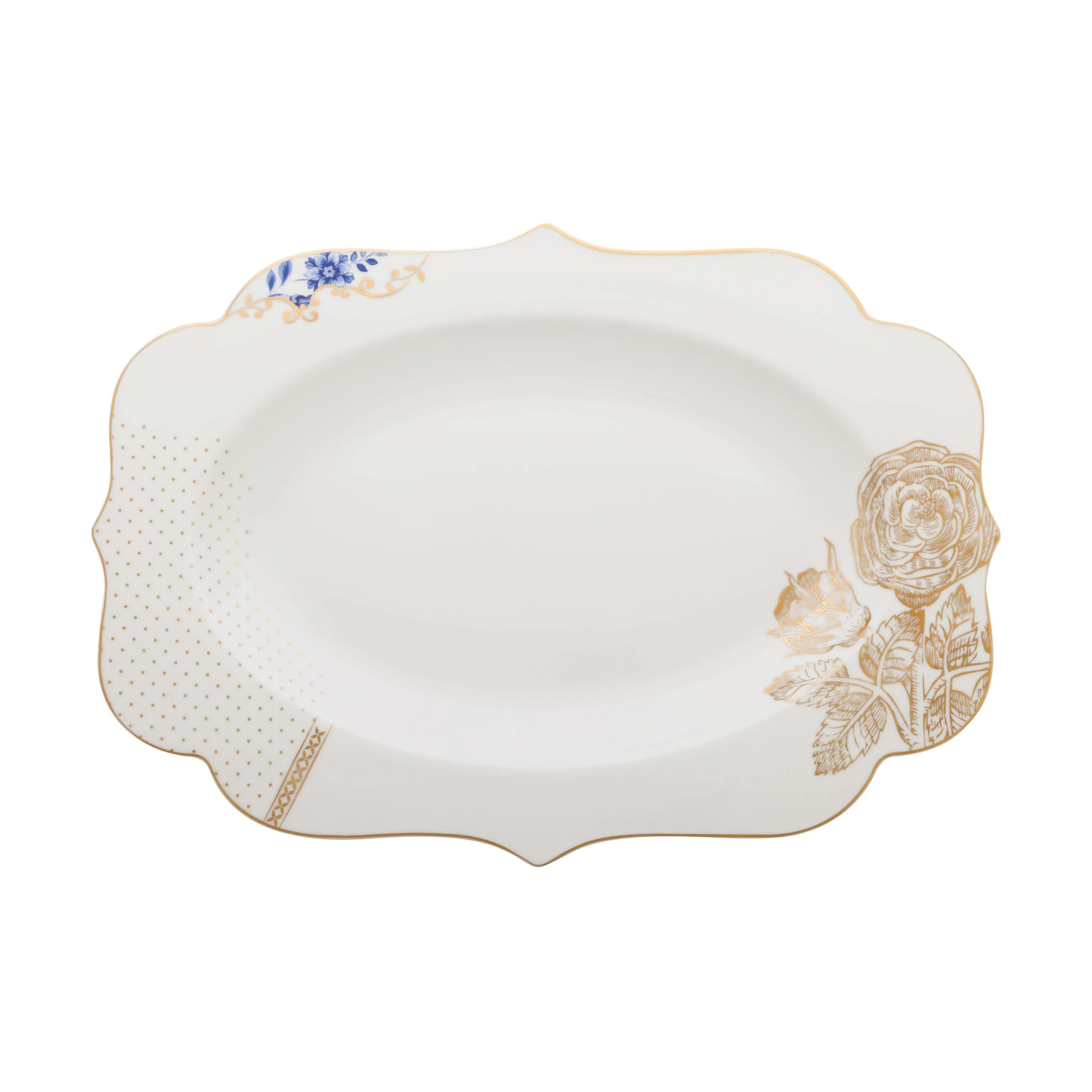 PIP Studio Serveringsfade Royal Winter White Royal White Fad i white, 1