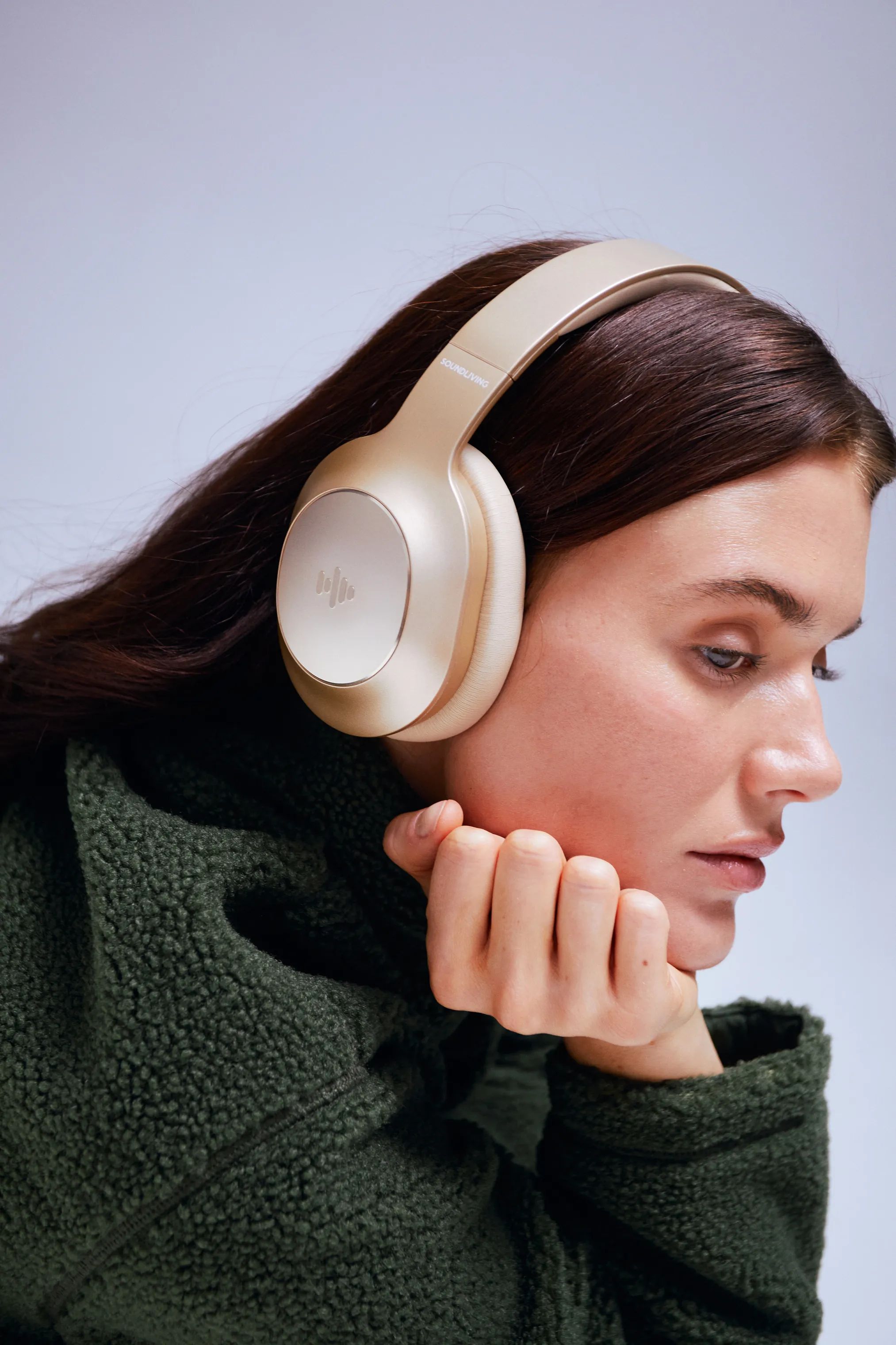 Soundliving Hovedtelefoner Soul Trådløse Høretelefoner i Guldfarvet, 2
