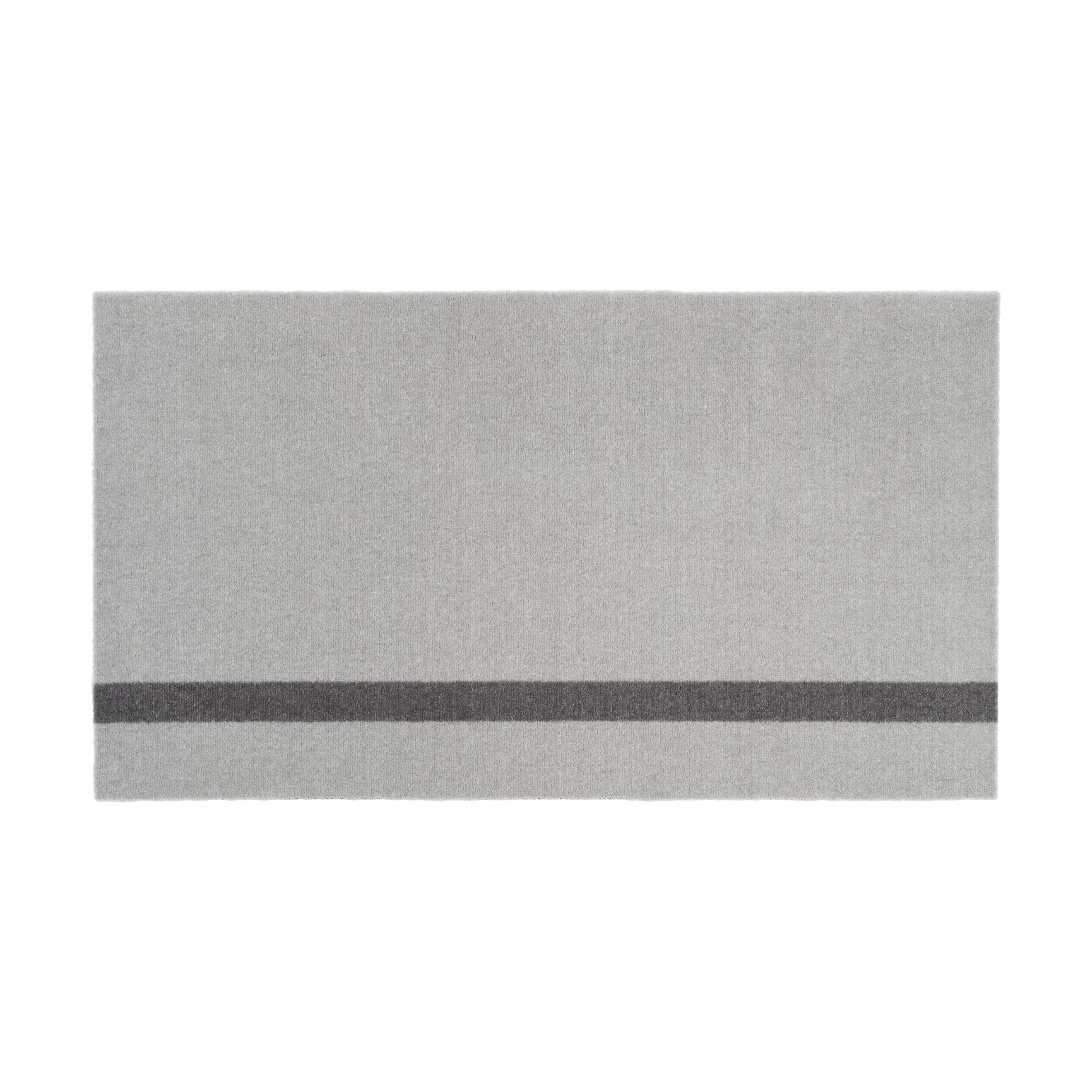 Tica Copenhagen Gulvtæpper Stripes Vertikal Gulvtæppe i Lysegrå/steelgrey, B67 x L120 cm, 1