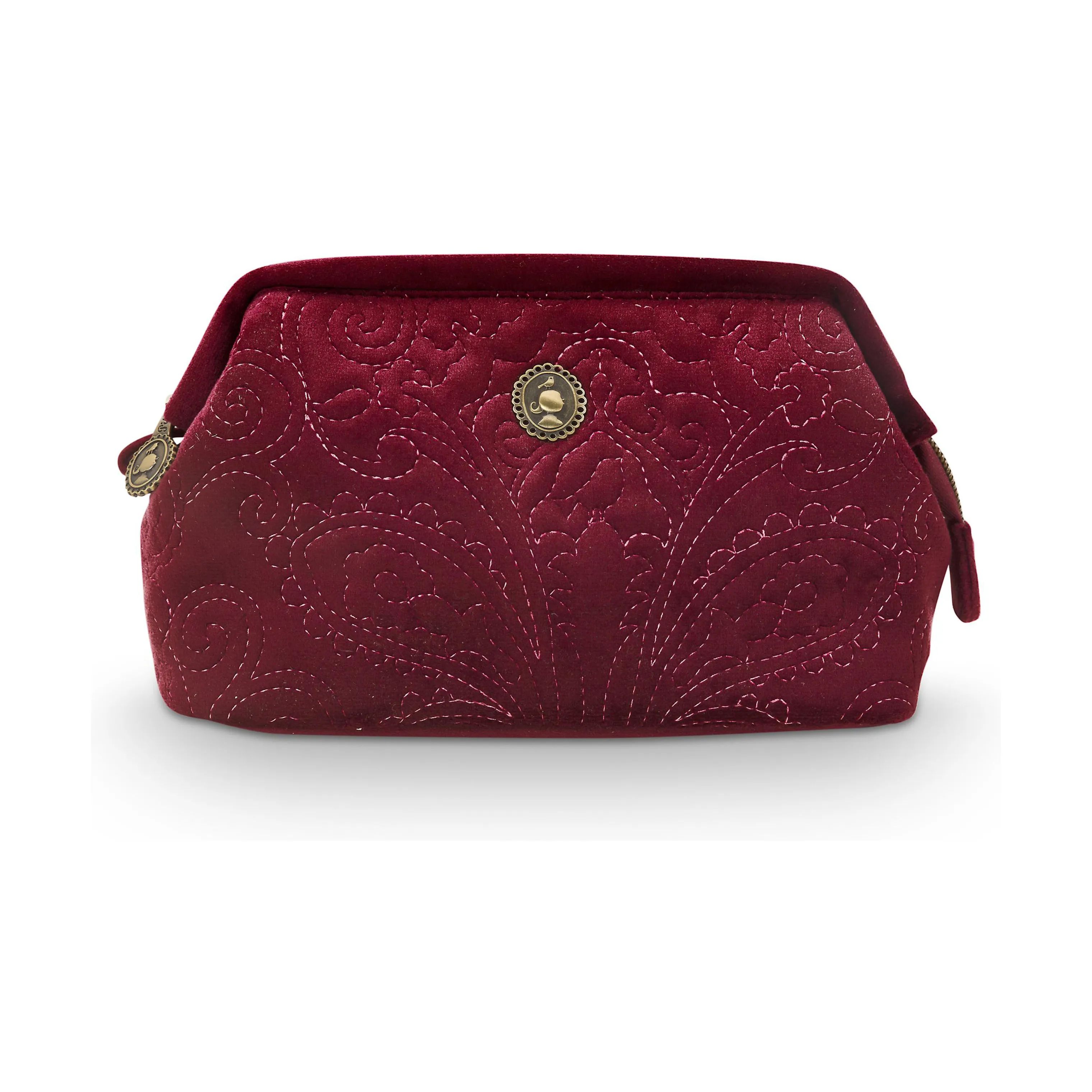 PIP Studio Toilettasker Quilt Kosmetiktaske - Small i Dark Red, 1