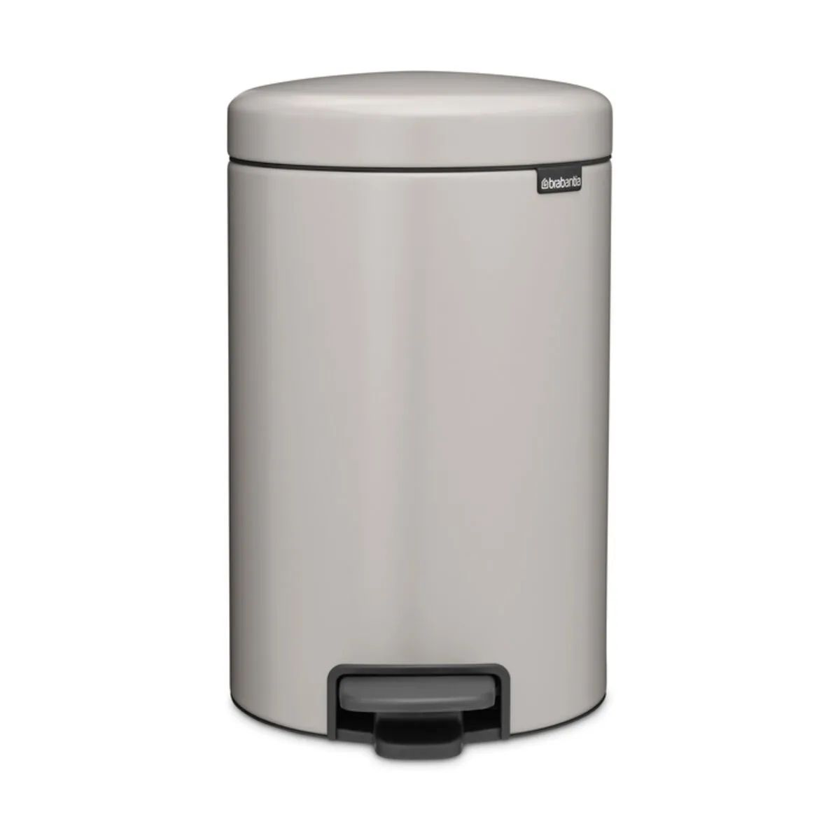 Brabantia Toiletspande NewIcon Pedalspand i Soft Grey, 12 L, 1