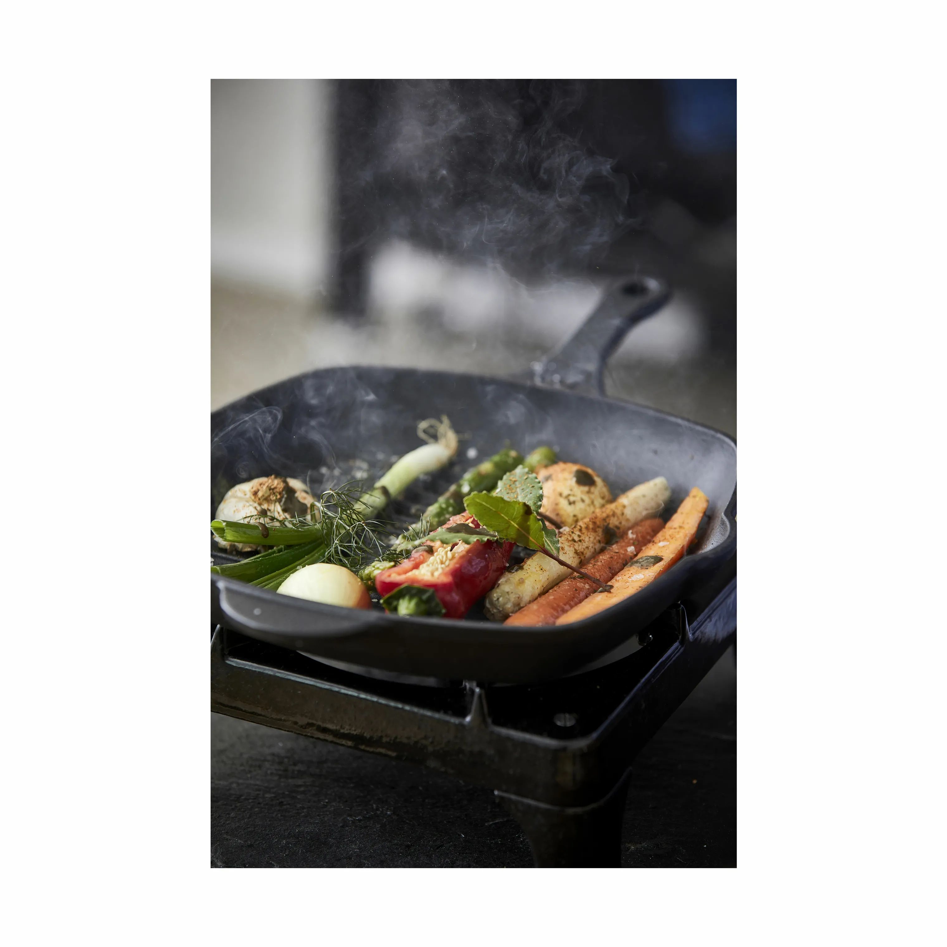 Holm Grillpander Grillpande i Sort, 28 cm, 5