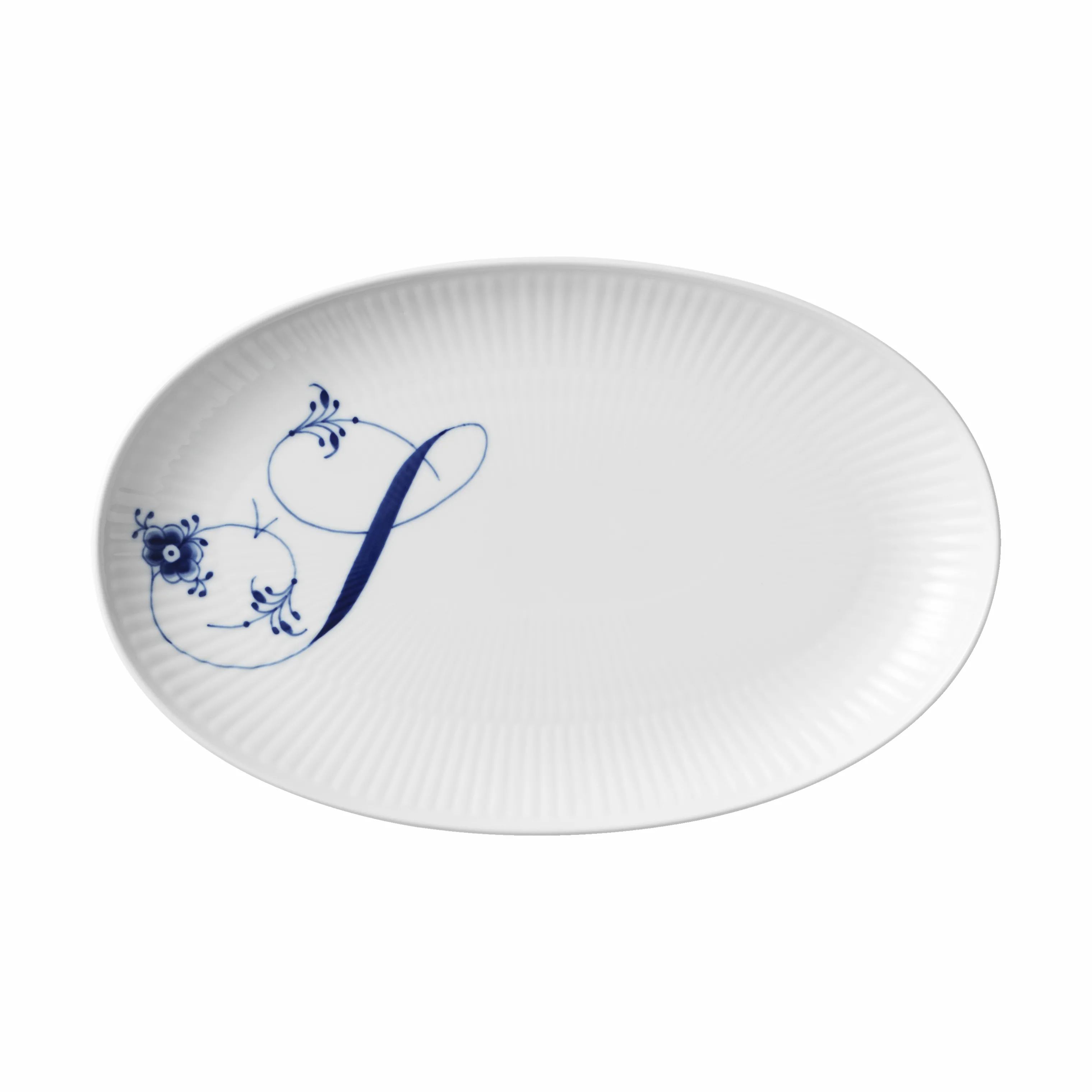 Royal Copenhagen Frokosttallerkener Alfabet kollektion Tallerken - S i S tallerken, 1